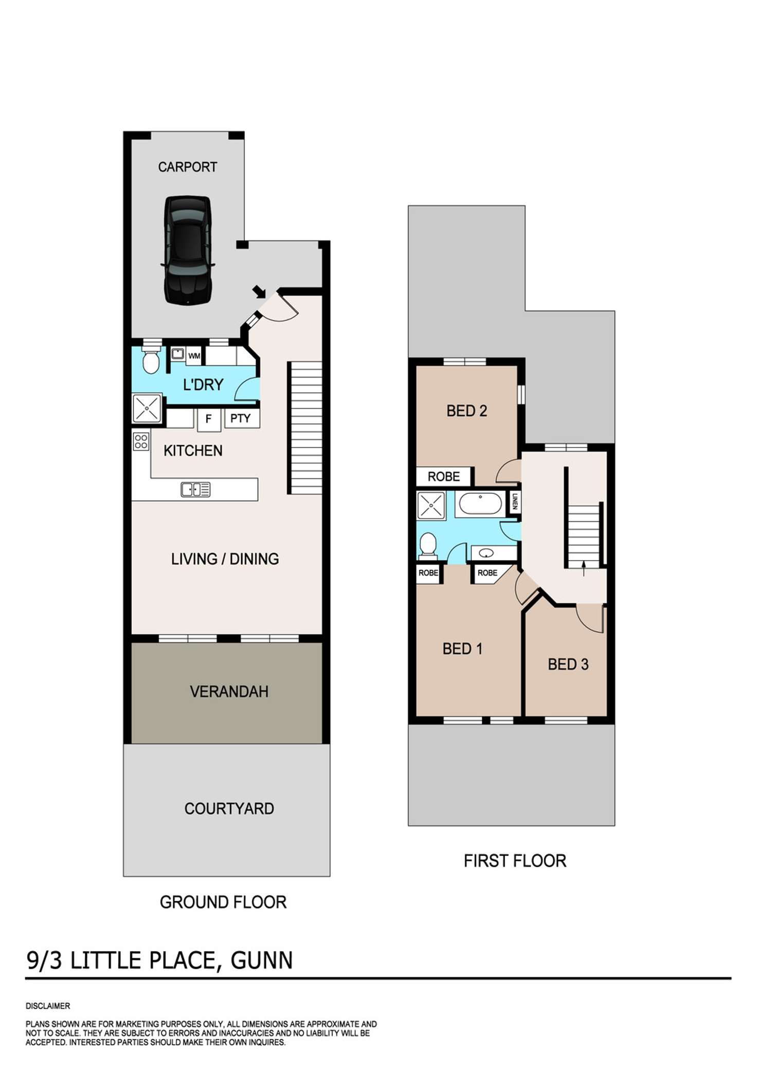 Floorplan of Homely unit listing, 9/3 Little Place, Gunn NT 832