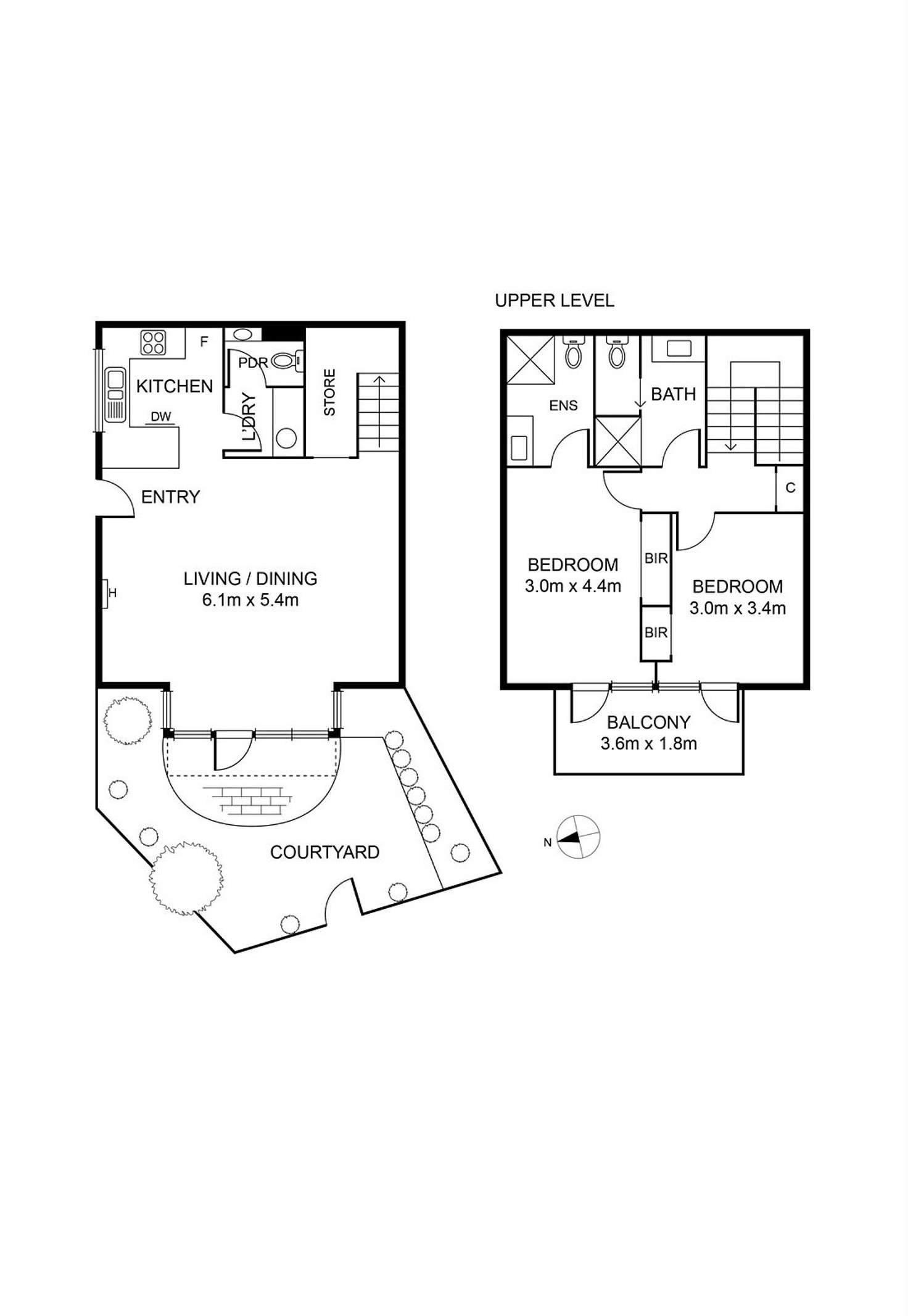 Floorplan of Homely townhouse listing, 15/35 Coate Avenue, Alphington VIC 3078