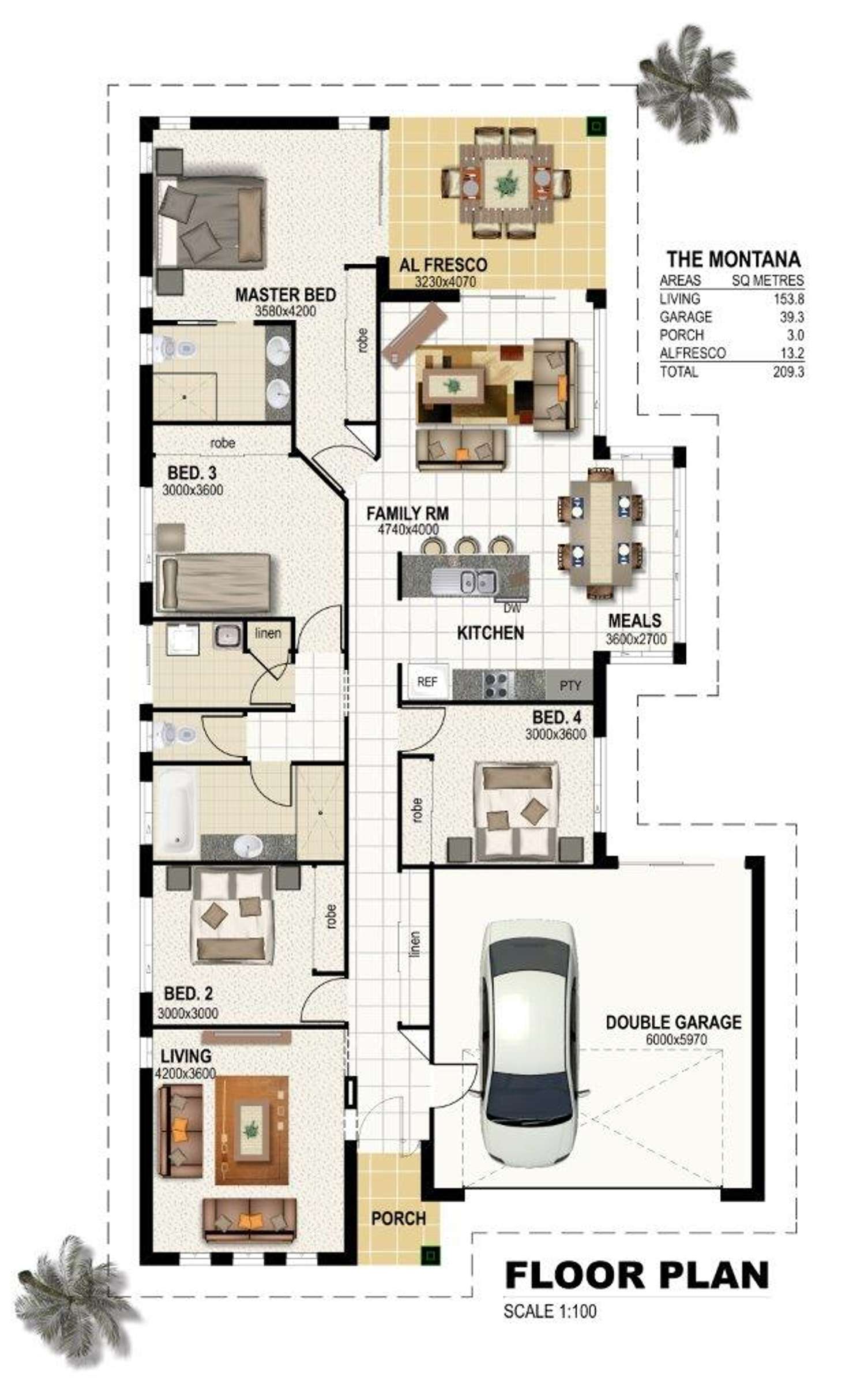 Floorplan of Homely house listing, 28 Wallis Circuit, North Lakes QLD 4509