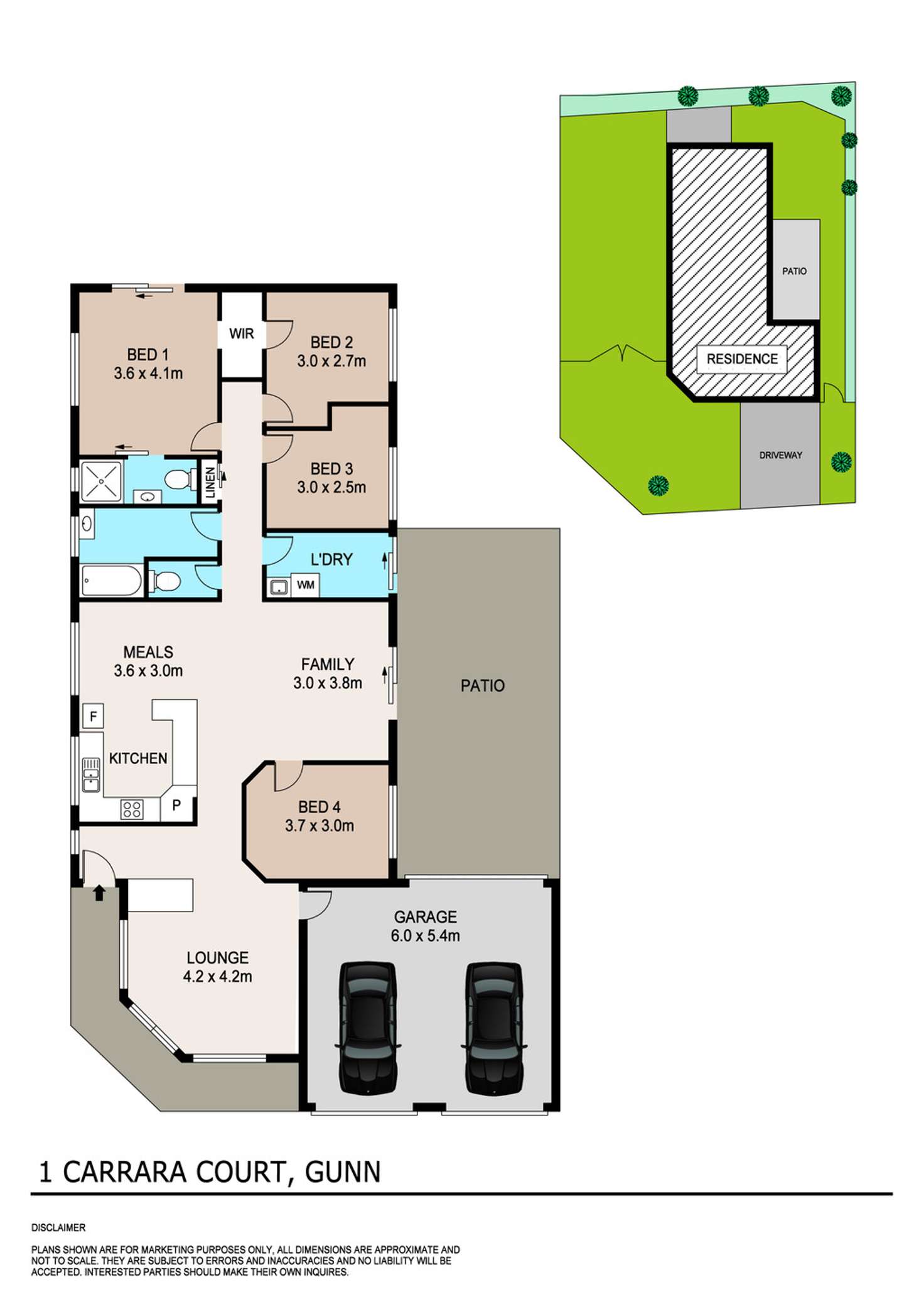 Floorplan of Homely house listing, 1 Carrara Court, Gunn NT 832