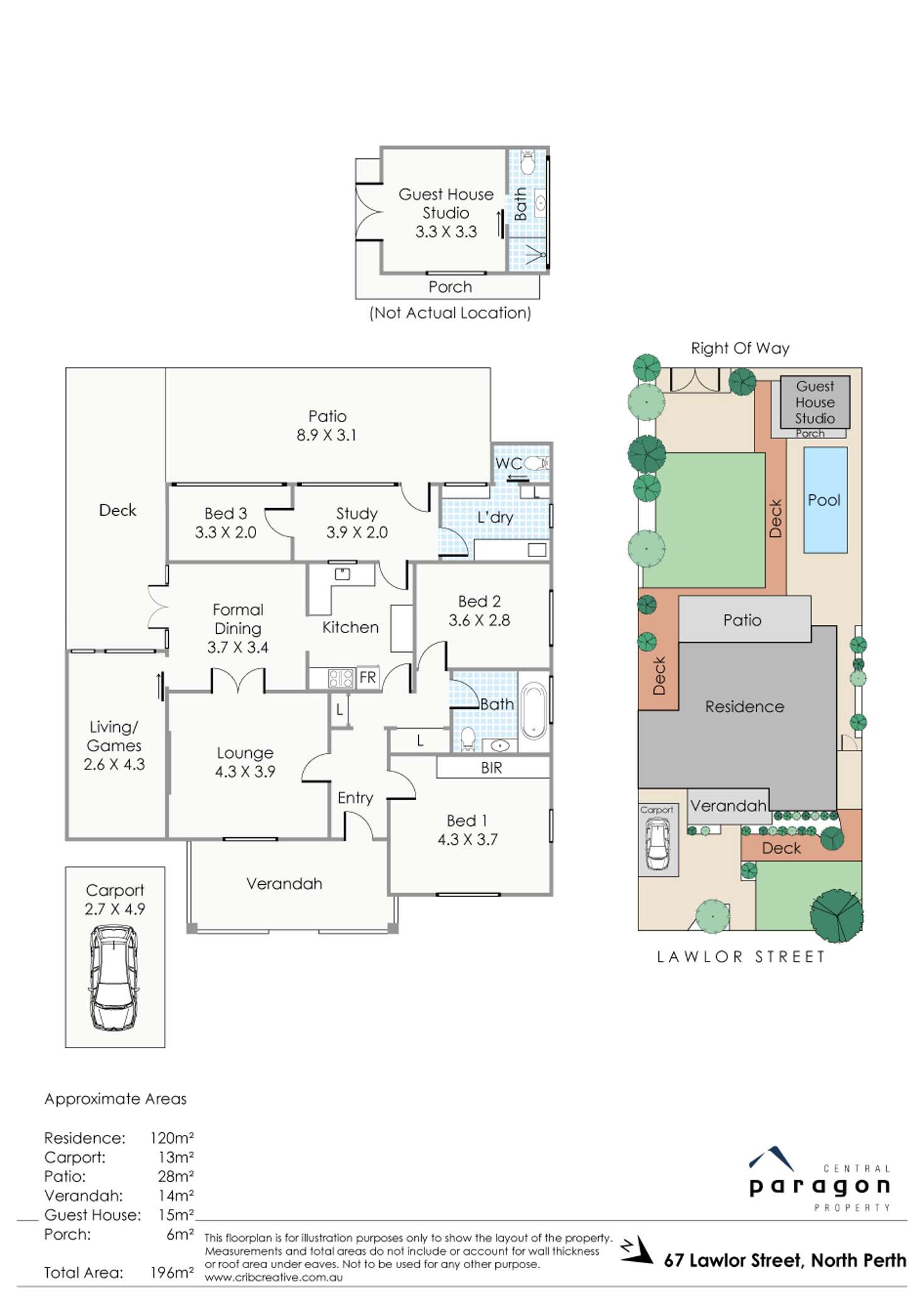 Floorplan of Homely house listing, 67 Lawler Street, North Perth WA 6006