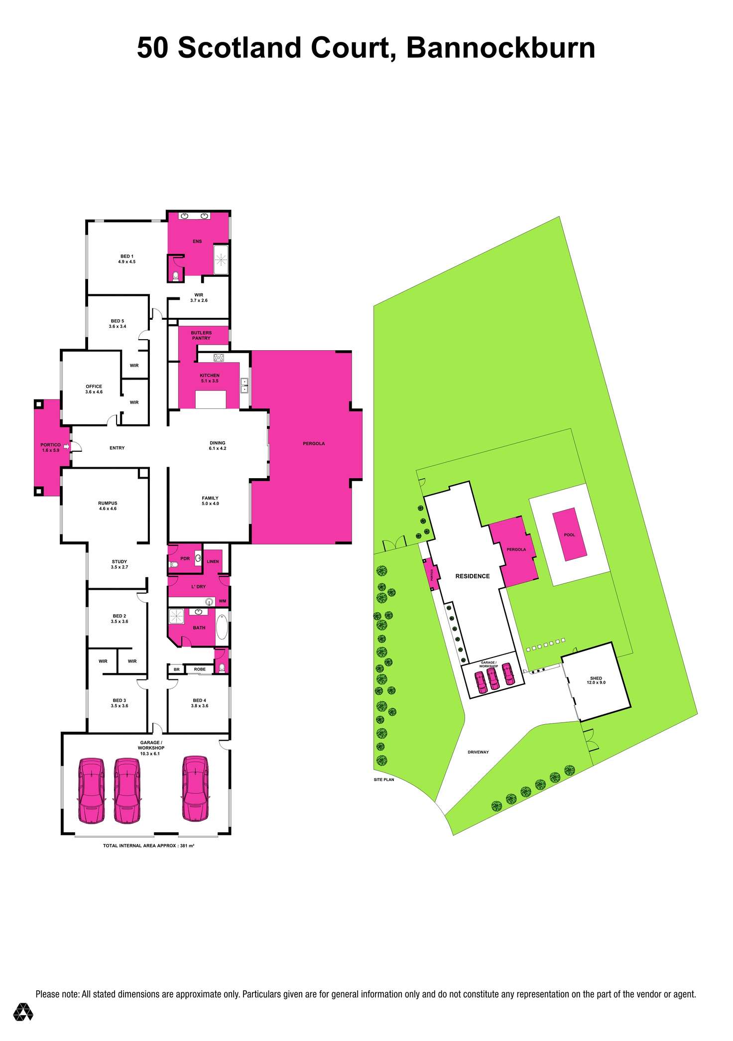 Floorplan of Homely house listing, 50 Scotland Court, Bannockburn VIC 3331