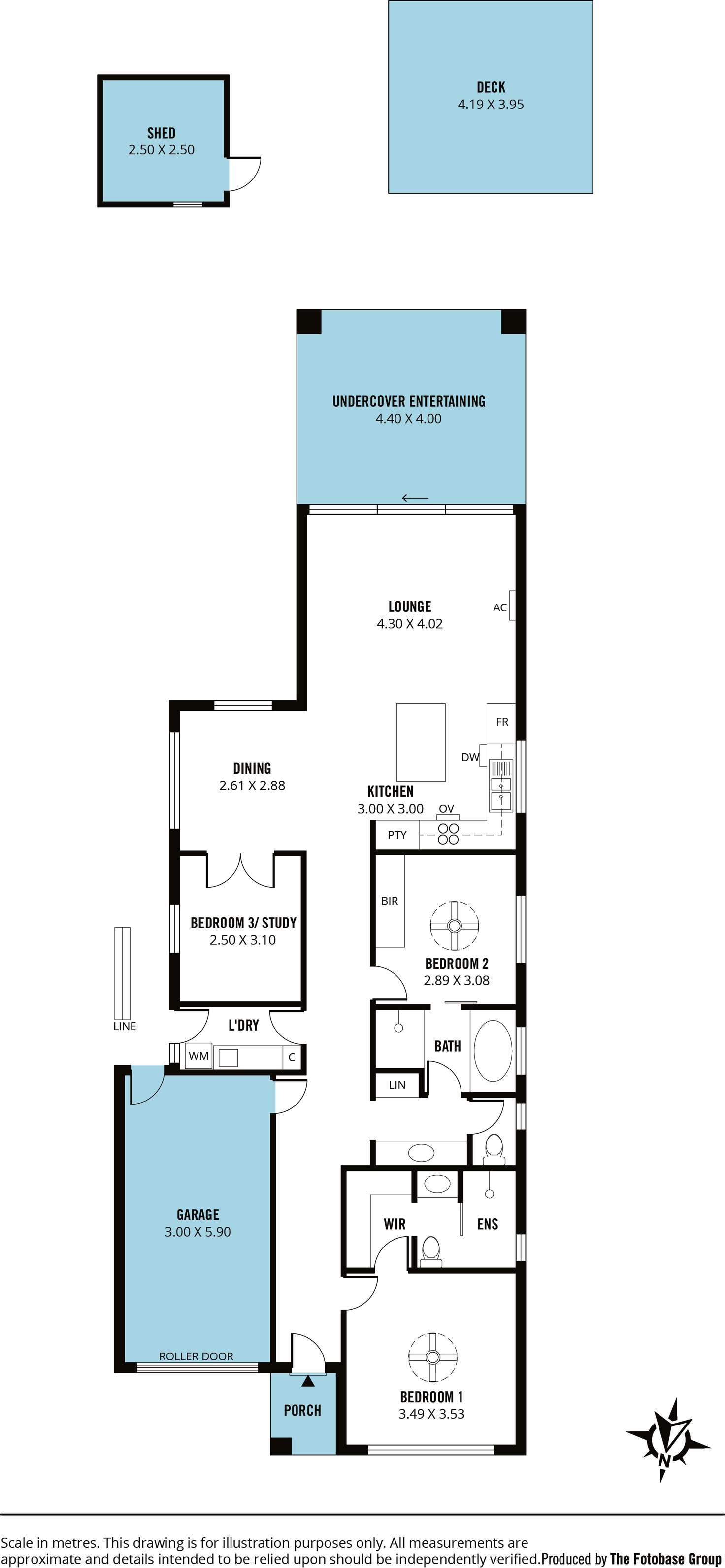 Floorplan of Homely house listing, 23 Nigel Lane, Hackham SA 5163
