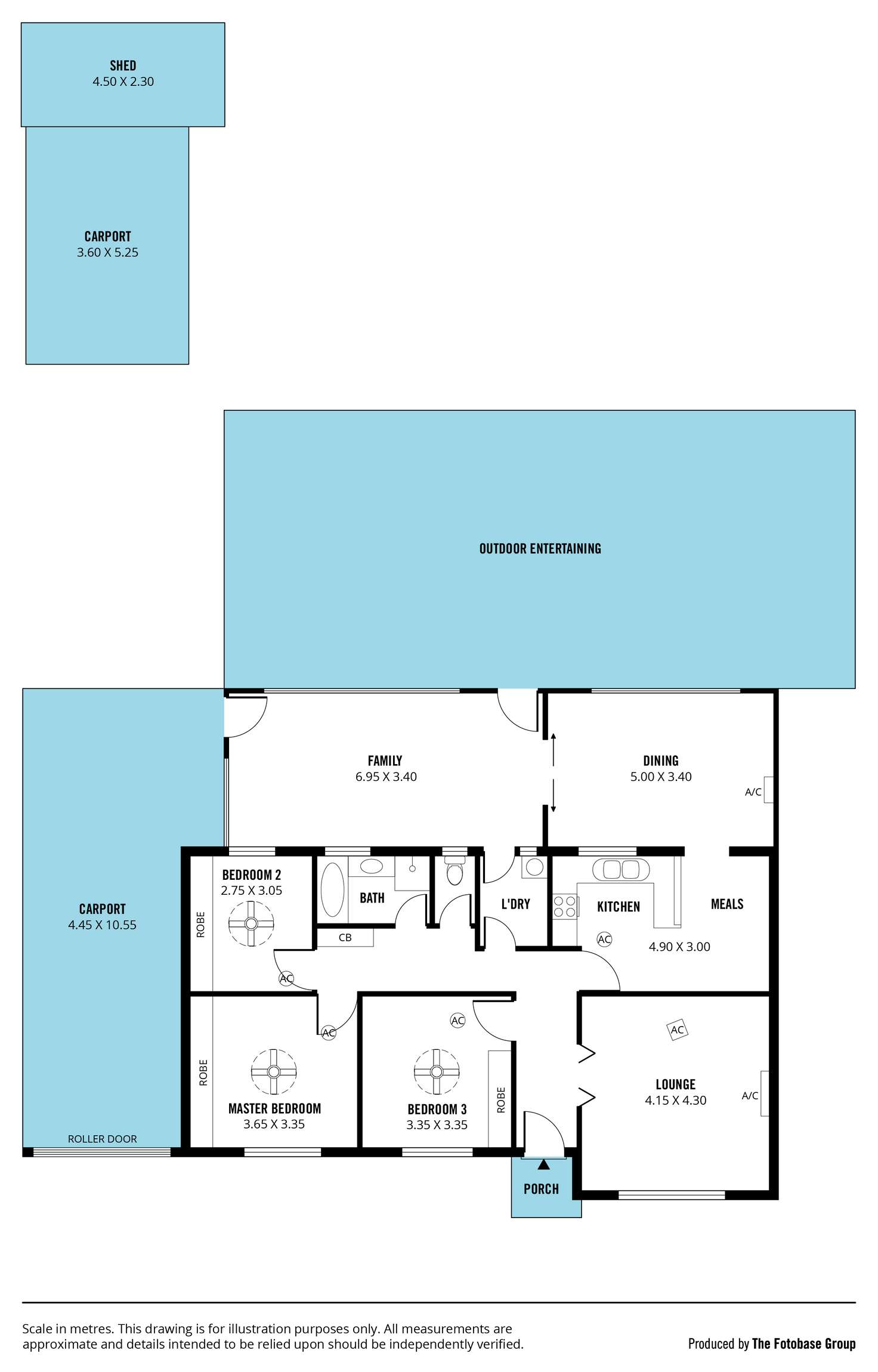 Floorplan of Homely house listing, 376 States Road, Morphett Vale SA 5162
