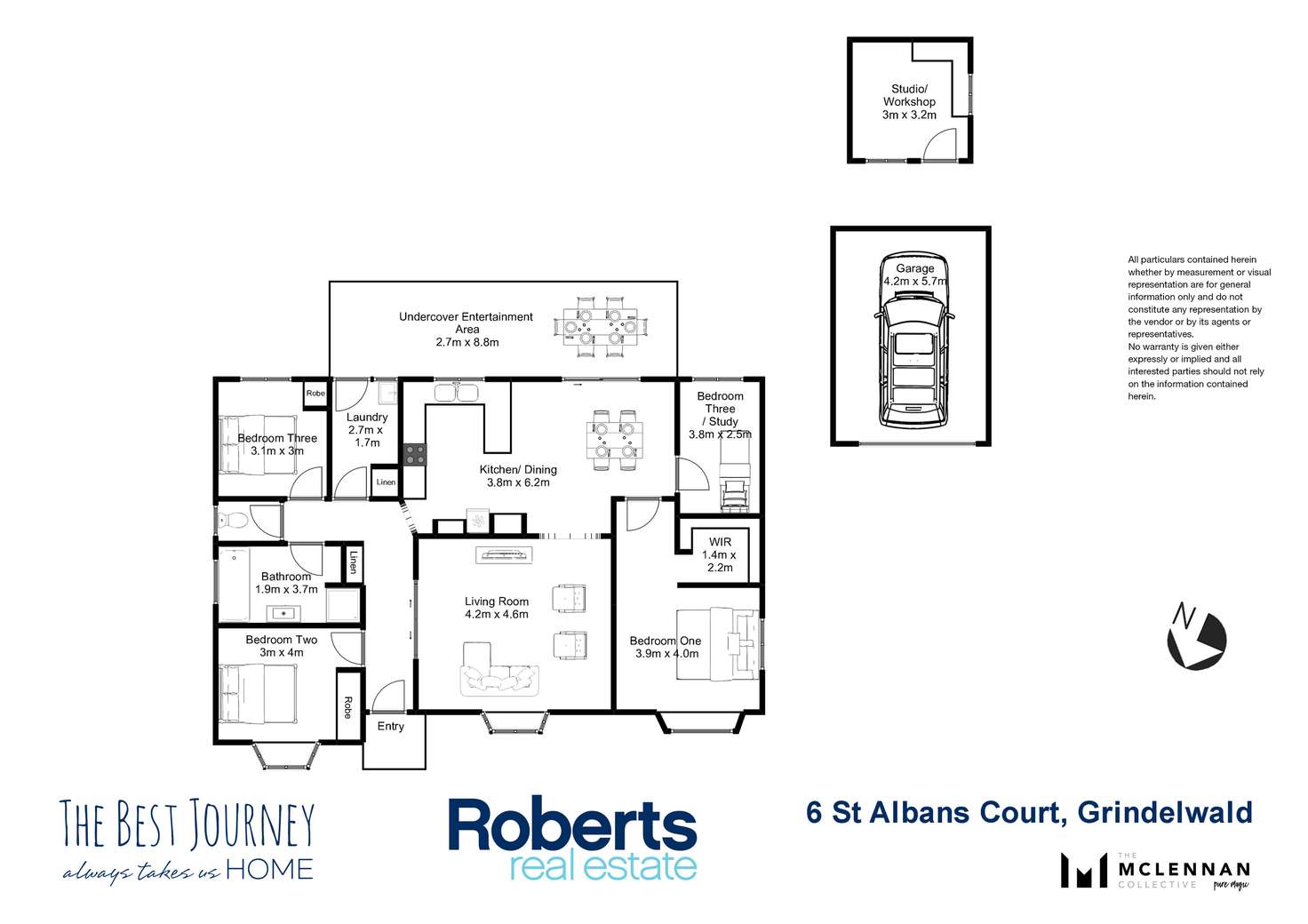 Floorplan of Homely house listing, 6 St Albans Court, Grindelwald TAS 7277