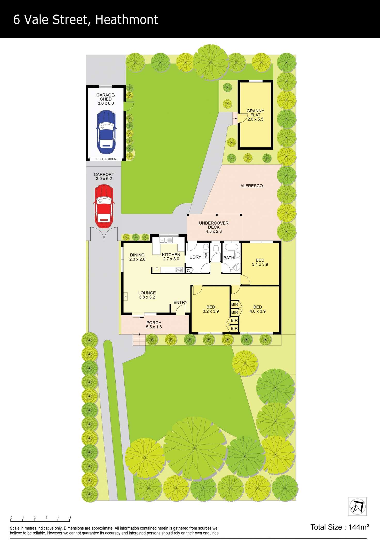 Floorplan of Homely house listing, 6 Vale Street, Heathmont VIC 3135