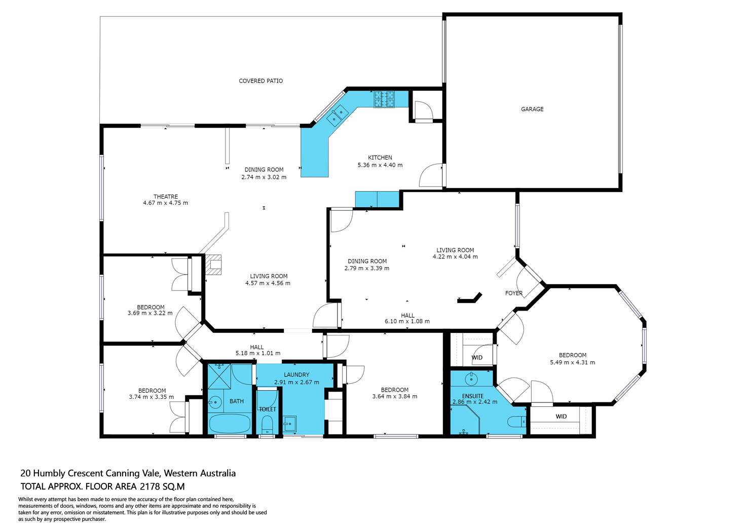 Floorplan of Homely house listing, 20 Hambly Crescent, Canning Vale WA 6155