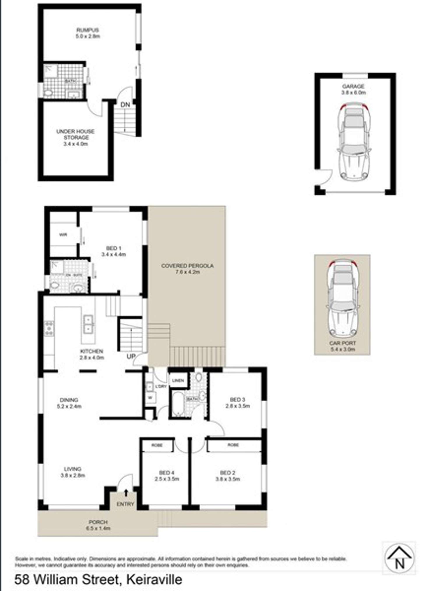 Floorplan of Homely house listing, 58 William Street, Keiraville NSW 2500