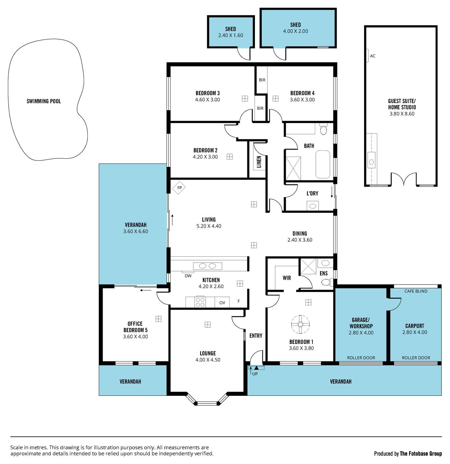 Floorplan of Homely house listing, 5 Huon Court, Flagstaff Hill SA 5159