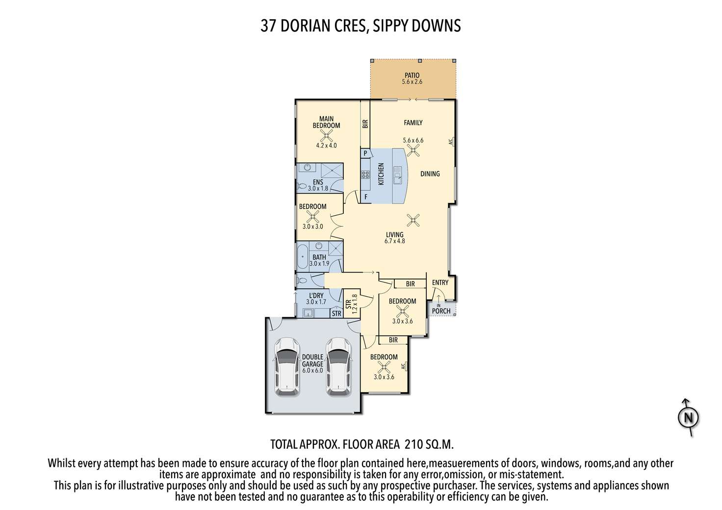 Floorplan of Homely house listing, 37 Dorian Crescent, Sippy Downs QLD 4556