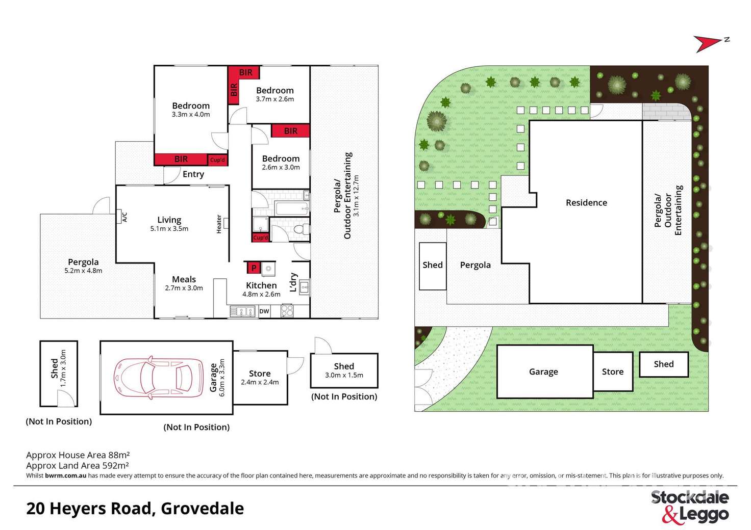Floorplan of Homely house listing, 20 Heyers Road, Grovedale VIC 3216