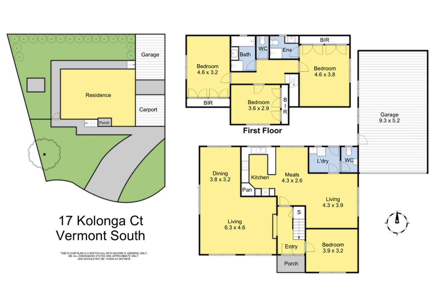 Floorplan of Homely house listing, 17 Kolonga Court, Vermont South VIC 3133