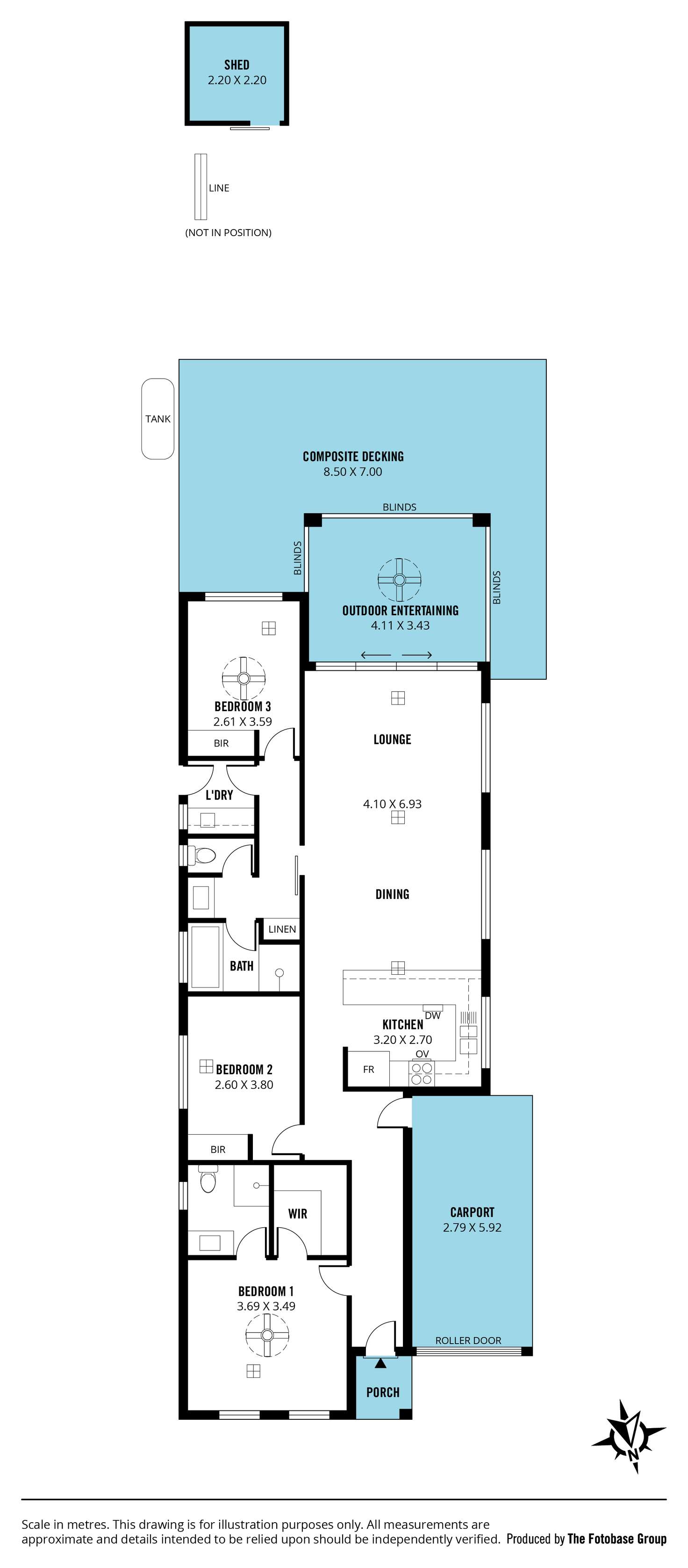 Floorplan of Homely house listing, 12A Tarranna Avenue, Park Holme SA 5043