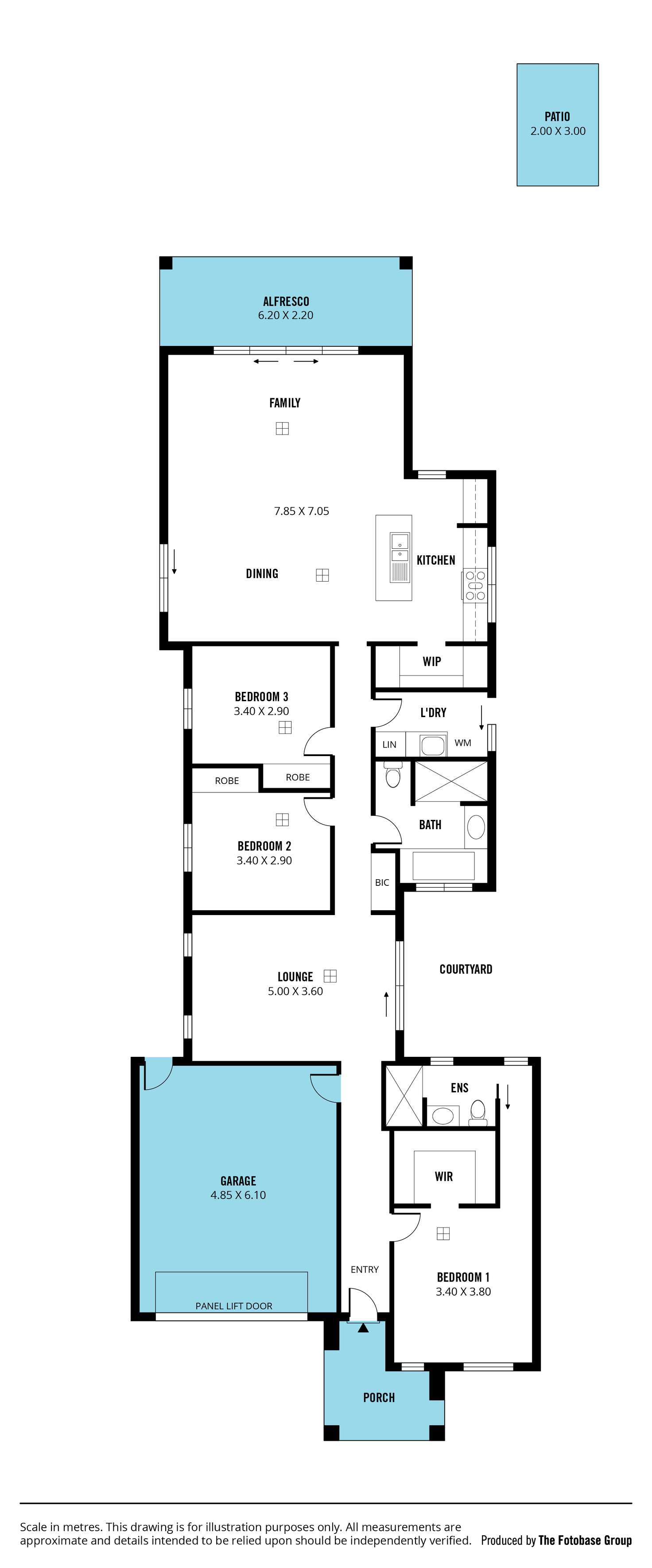 Floorplan of Homely house listing, 34 Adel Circuit, Huntfield Heights SA 5163