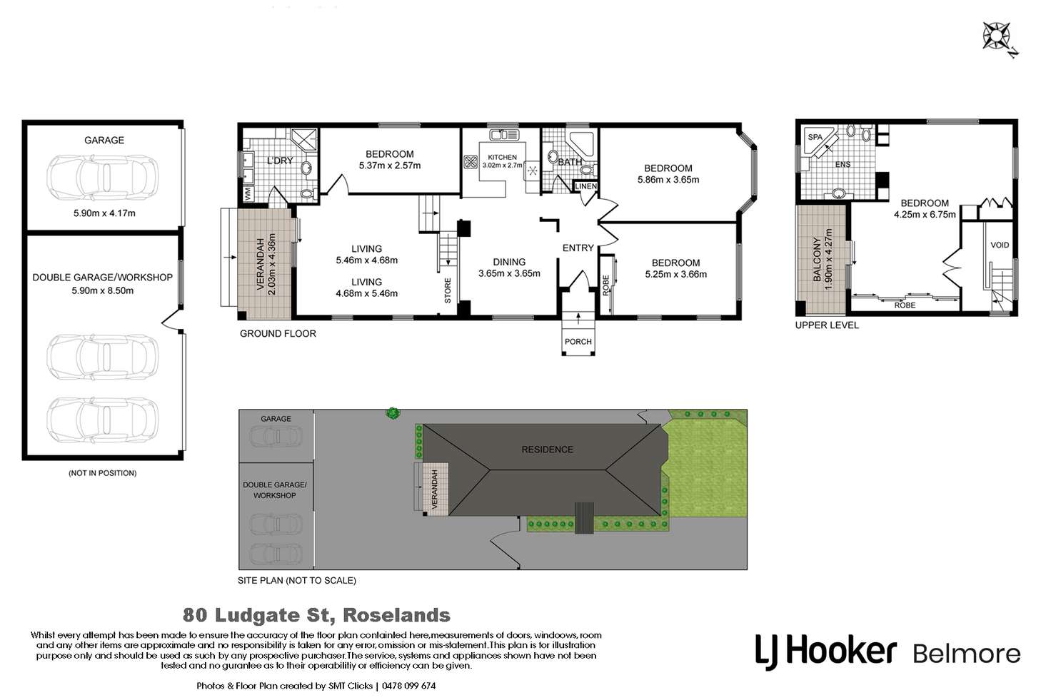Floorplan of Homely house listing, 80 Ludgate Street, Roselands NSW 2196