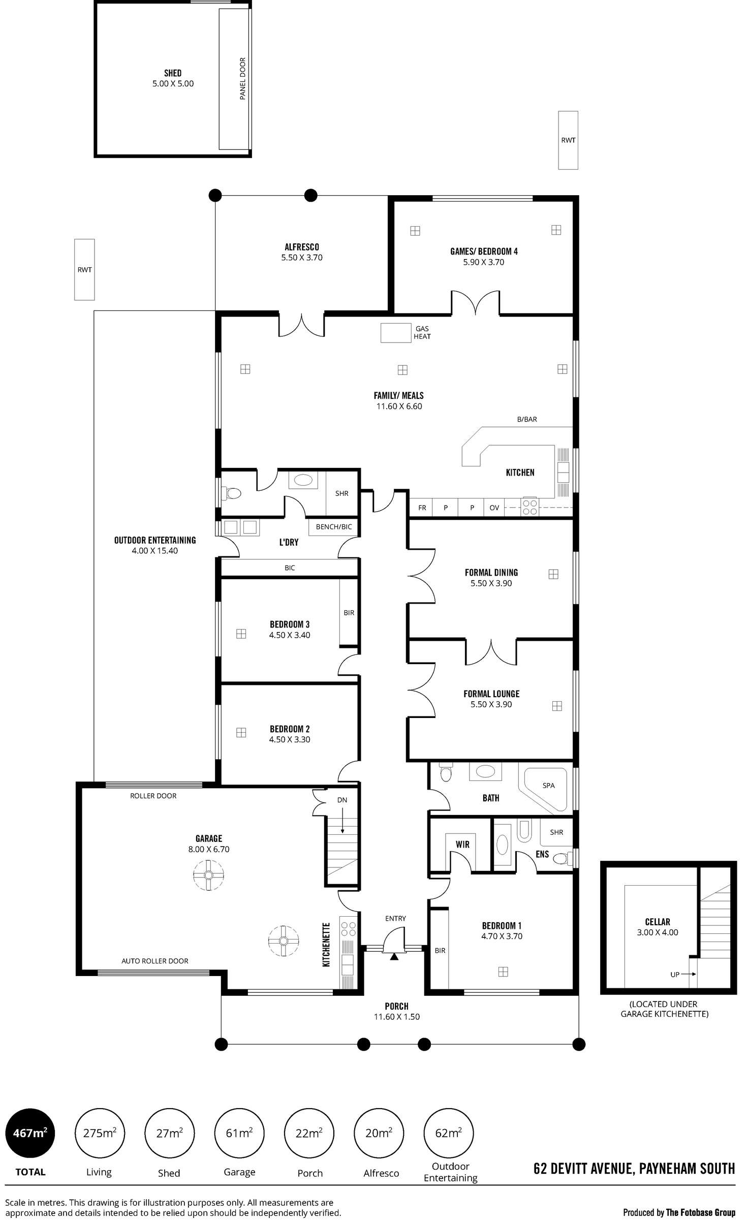 Floorplan of Homely house listing, 62 Devitt Avenue, Payneham South SA 5070