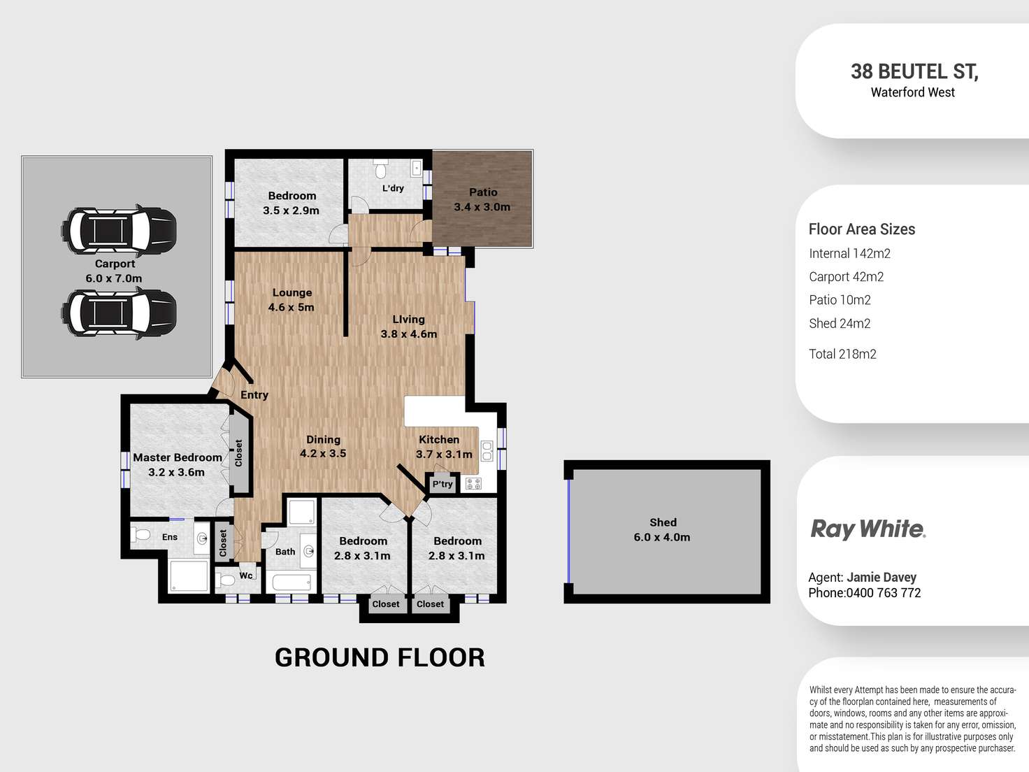 Floorplan of Homely house listing, 38 Beutel Street, Waterford West QLD 4133