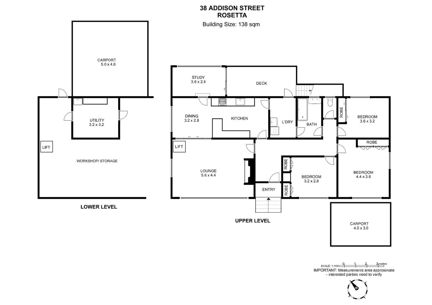 Floorplan of Homely house listing, 38 Addison Street, Rosetta TAS 7010