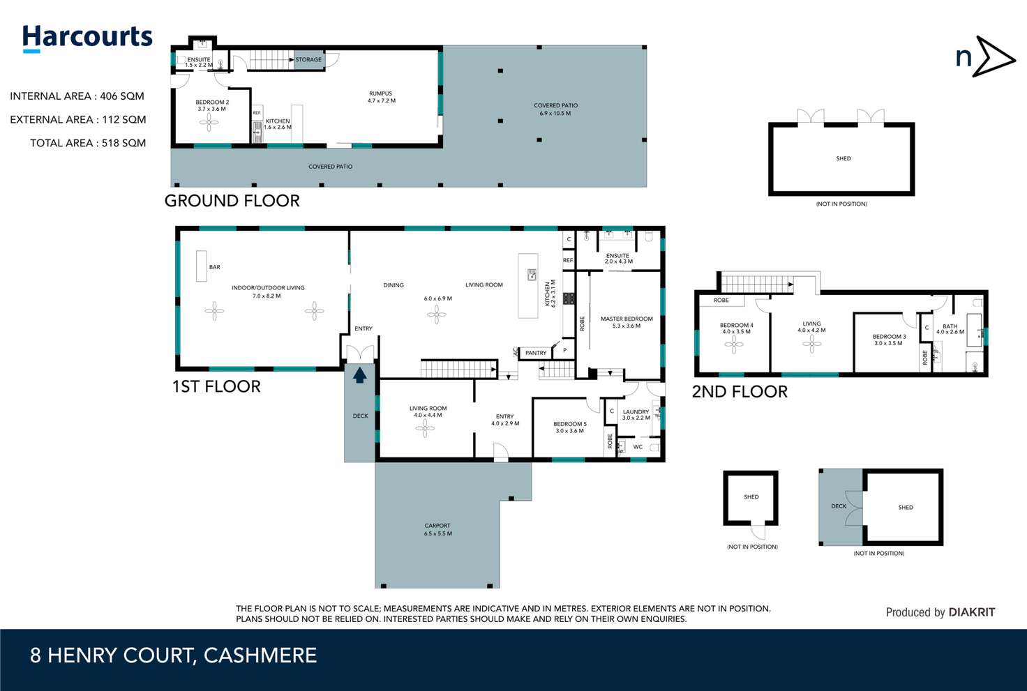 Floorplan of Homely house listing, 8 Henry Court, Cashmere QLD 4500