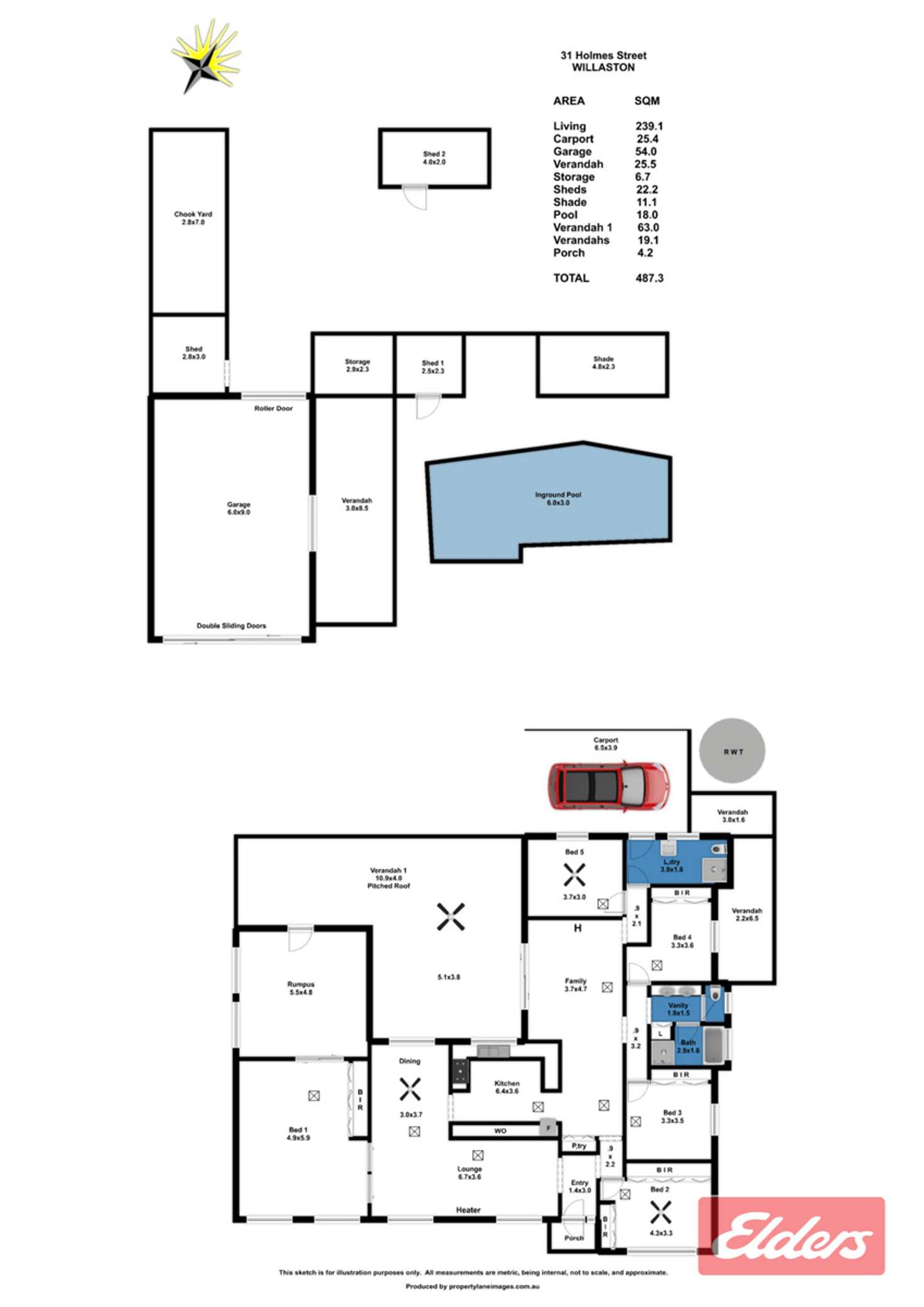 Floorplan of Homely house listing, 31 Holmes Street, Willaston SA 5118