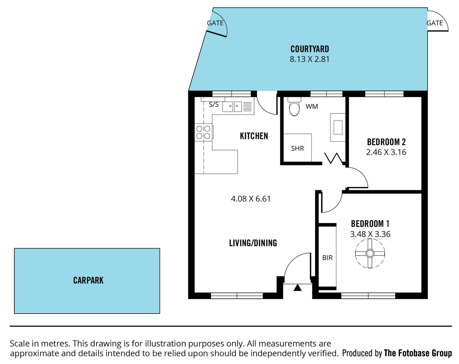 Floorplan of Homely unit listing, 2-30 Melton Street, Glenelg East SA 5045