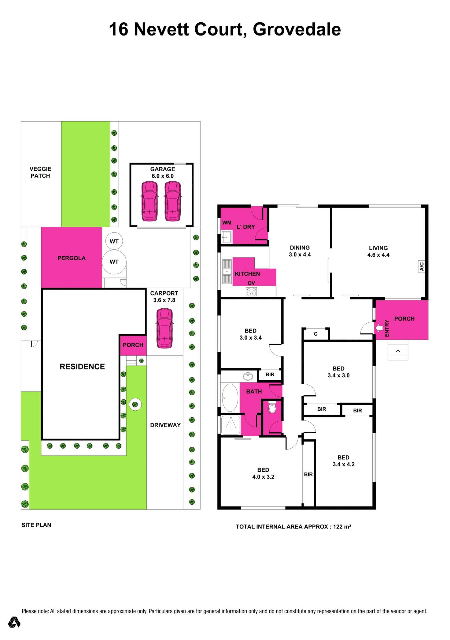 Floorplan of Homely house listing, 16 Nevett Court, Grovedale VIC 3216