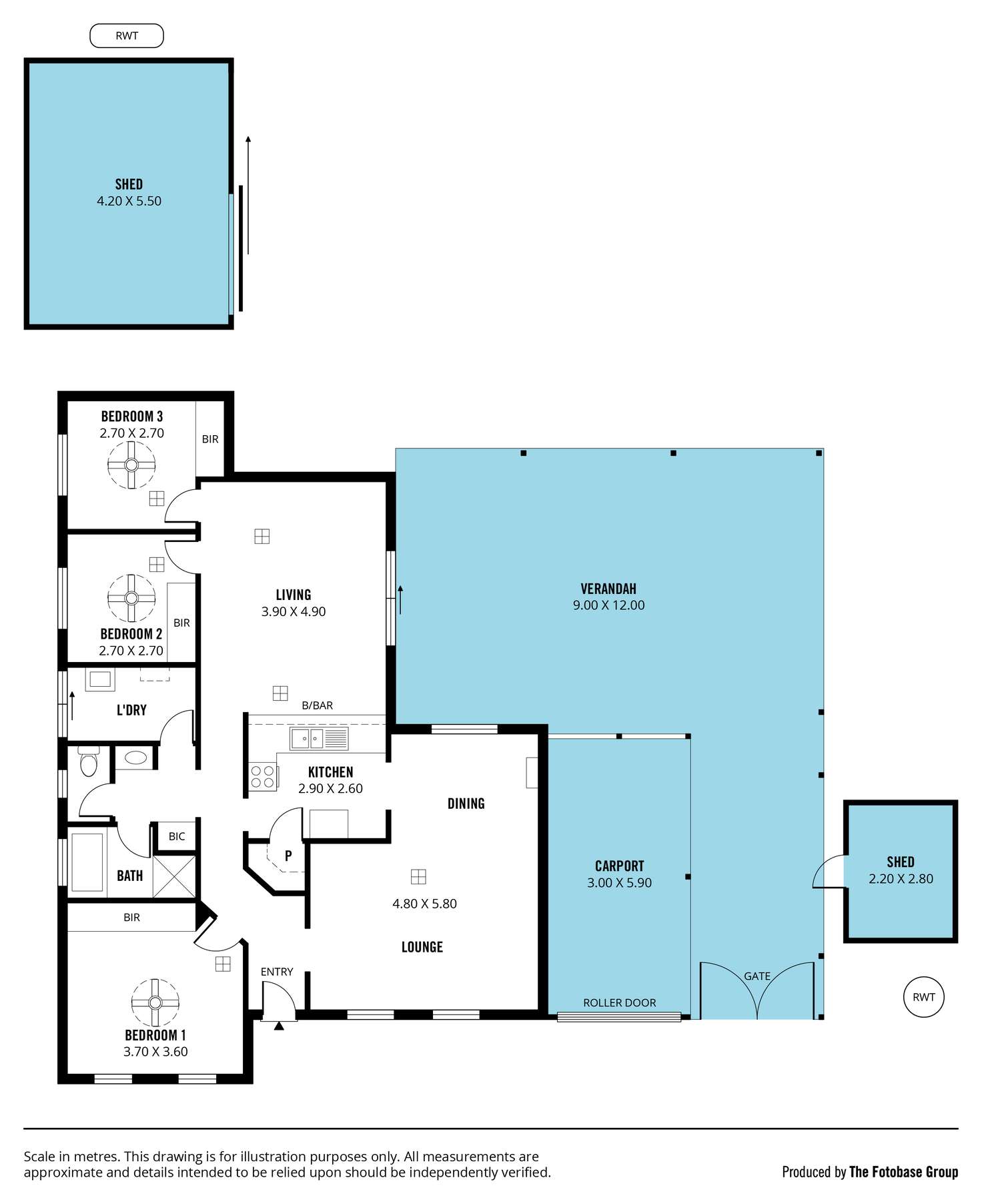 Floorplan of Homely house listing, 14 Rousillion Promenade, Old Reynella SA 5161