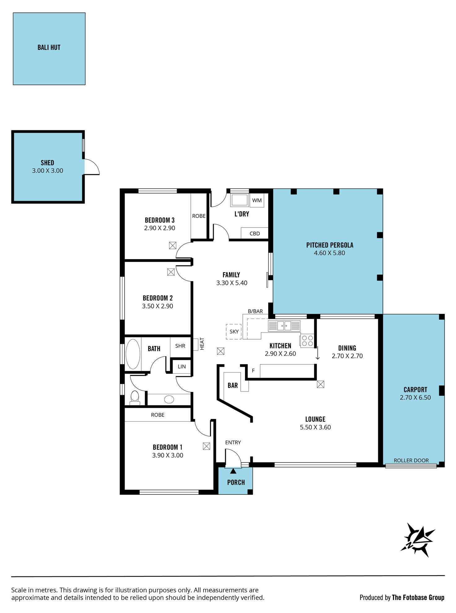 Floorplan of Homely house listing, 6 Berringa Street, Hallett Cove SA 5158