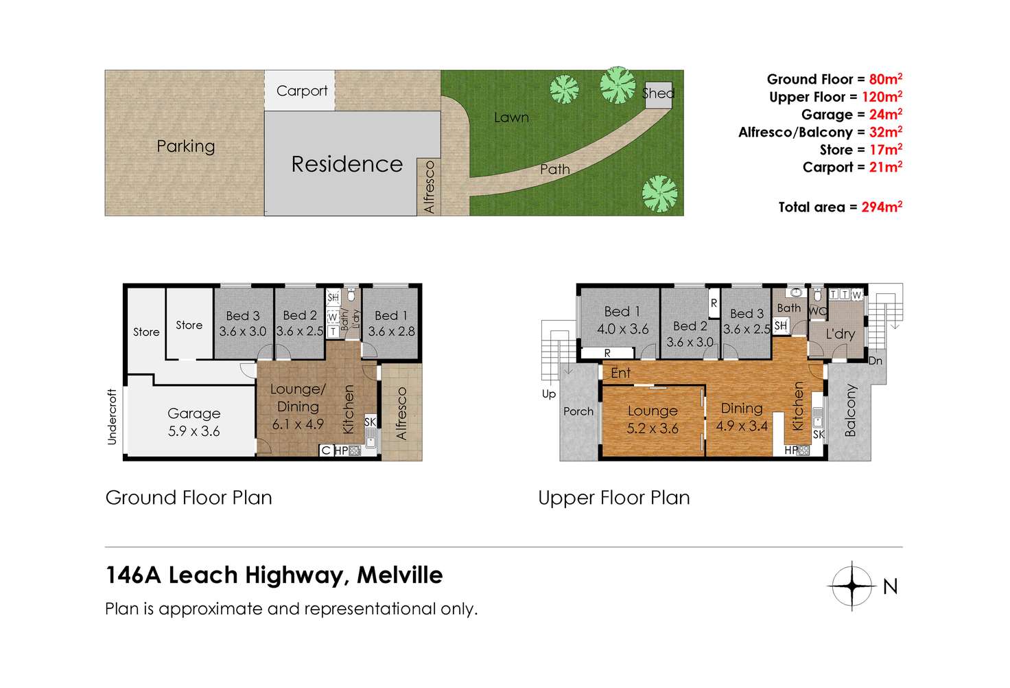 Floorplan of Homely house listing, 146A Leach Highway, Melville WA 6156