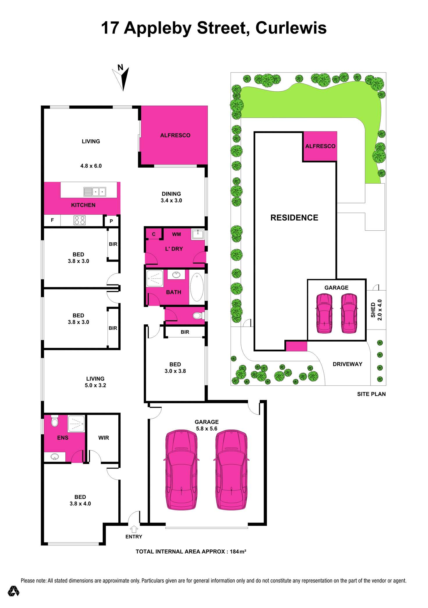 Floorplan of Homely house listing, 17 Appleby Street, Curlewis VIC 3222