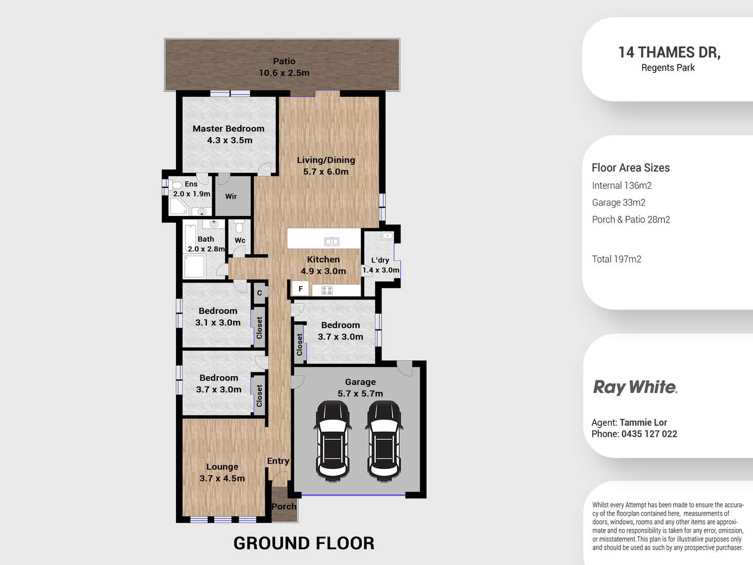 Floorplan of Homely house listing, 14 Thames Drive, Regents Park QLD 4118