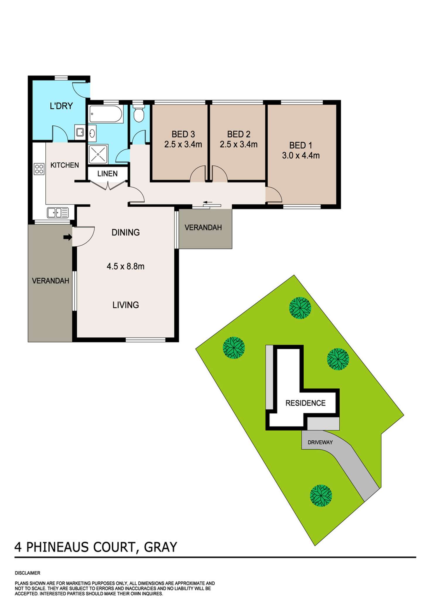 Floorplan of Homely house listing, 4 Phineaus Court, Gray NT 830