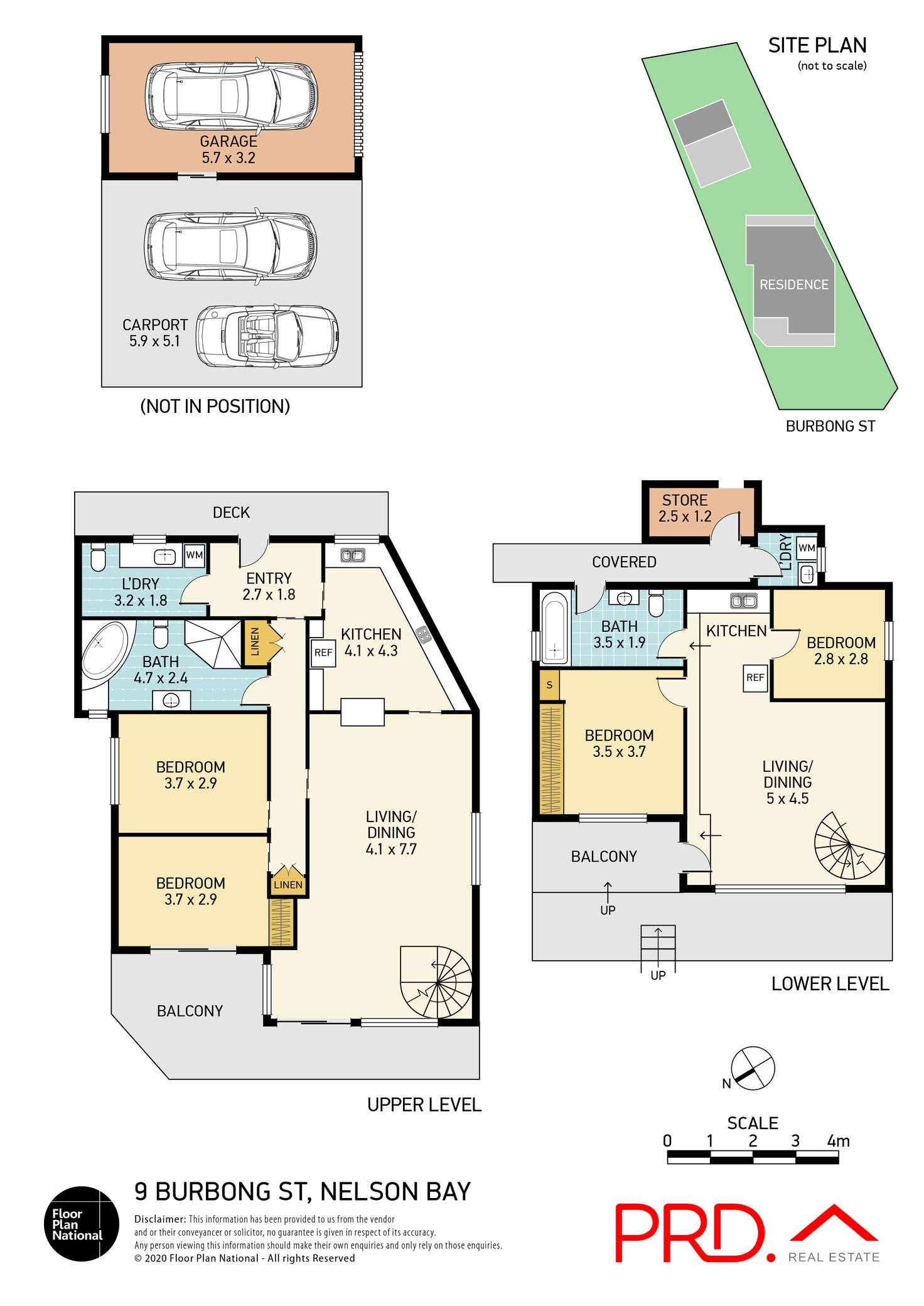 Floorplan of Homely house listing, 9 Burbong Street, Nelson Bay NSW 2315