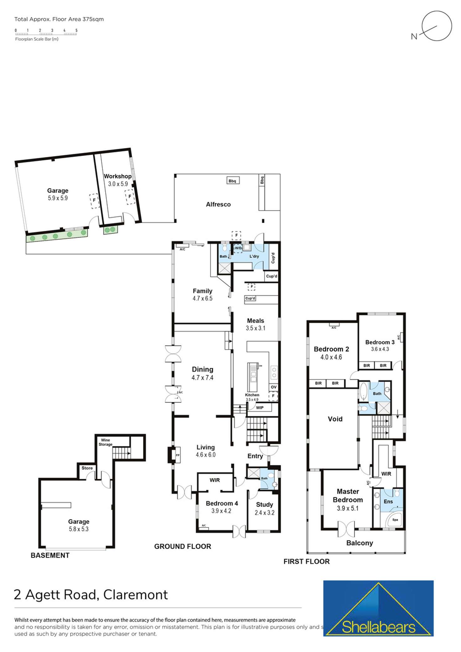 Floorplan of Homely house listing, 2 Agett Road, Claremont WA 6010