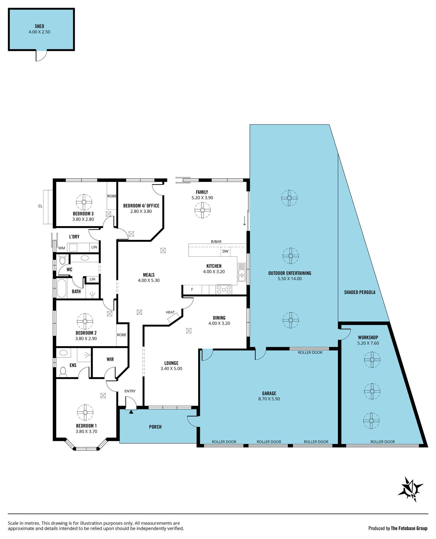 Floorplan of Homely house listing, 65 Tobin Crescent, Woodcroft SA 5162