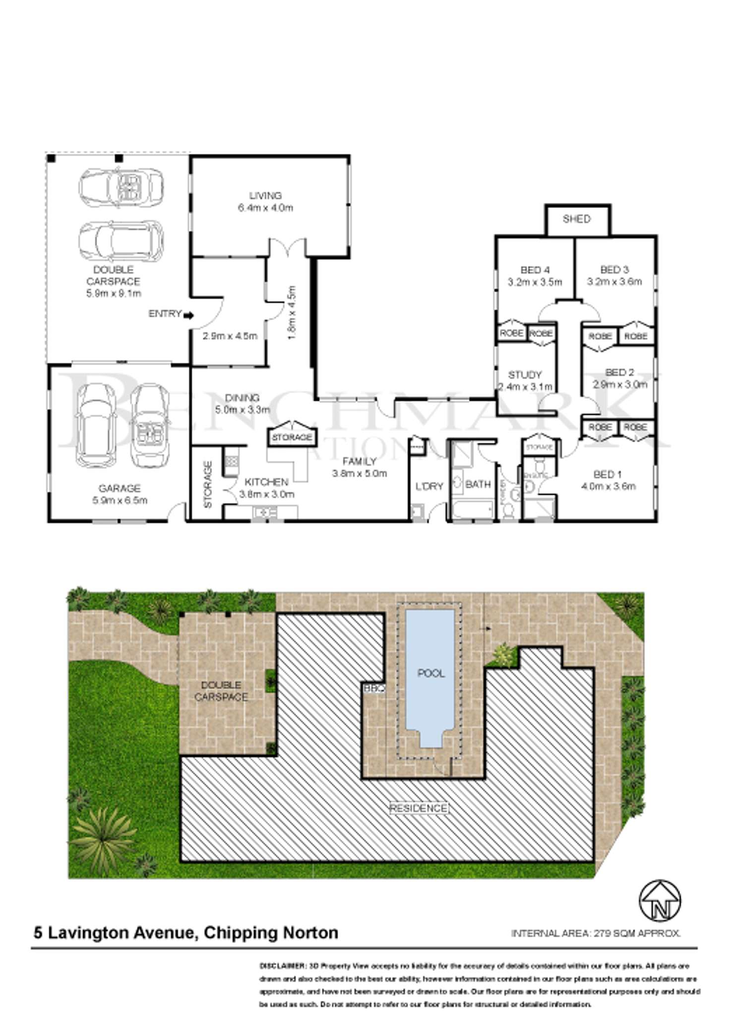 Floorplan of Homely house listing, 5 Lavington Avenue, Chipping Norton NSW 2170