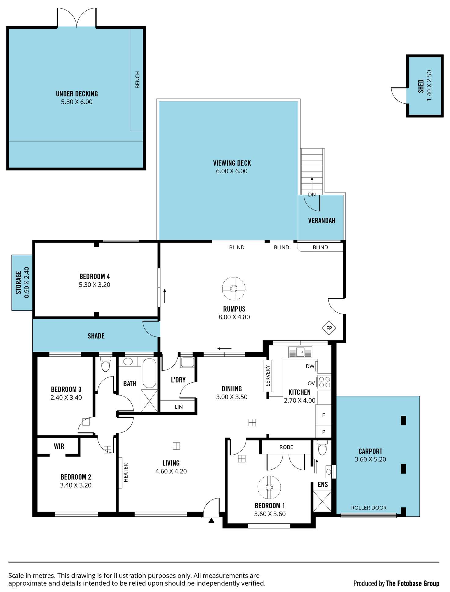 Floorplan of Homely house listing, 64 Oakridge Rise, Huntfield Heights SA 5163