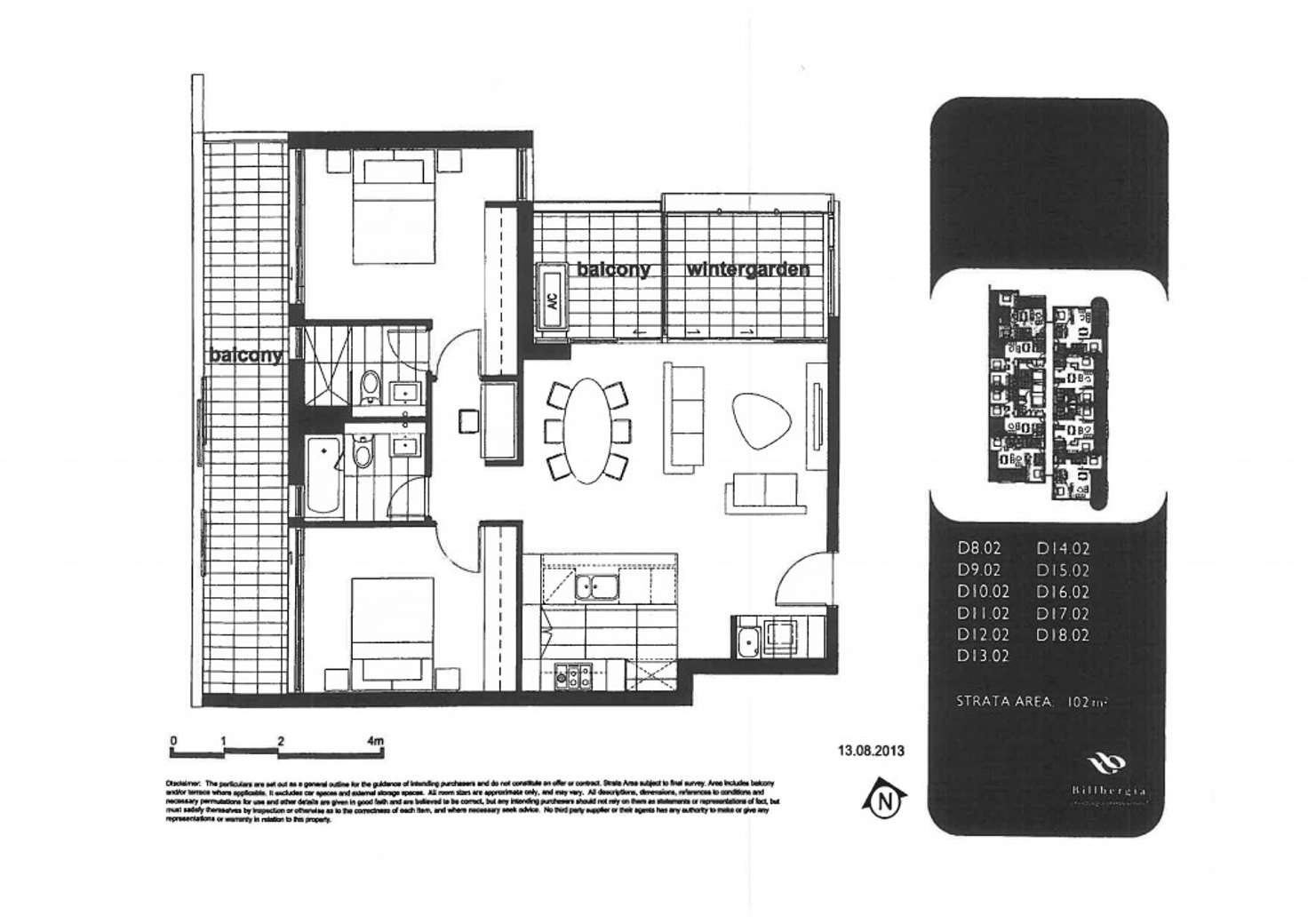 Floorplan of Homely apartment listing, 1502/42 Walker Street, Rhodes NSW 2138