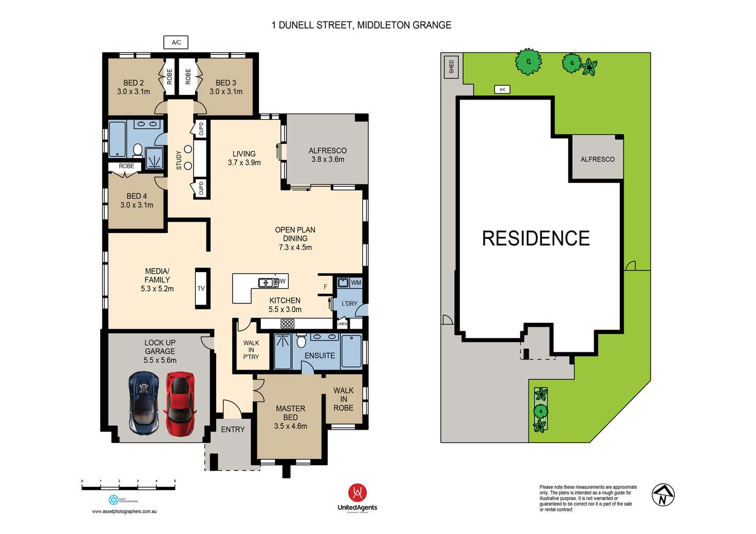 Floorplan of Homely house listing, 1 Dunell Street, Middleton Grange NSW 2171