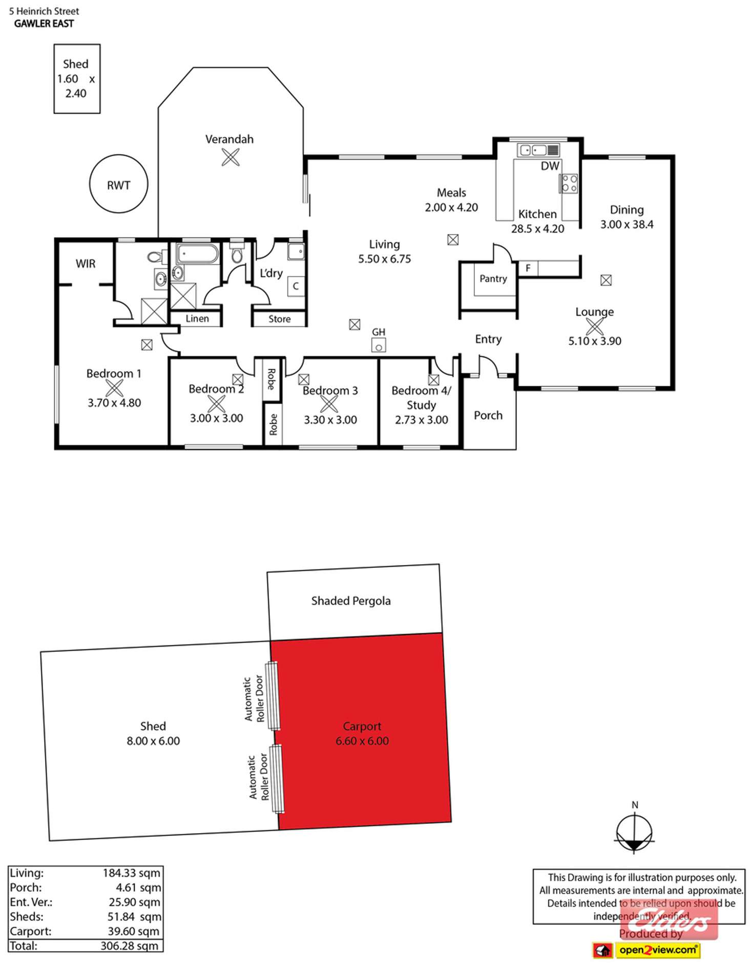 Floorplan of Homely house listing, 5 Heinrich Street, Gawler East SA 5118