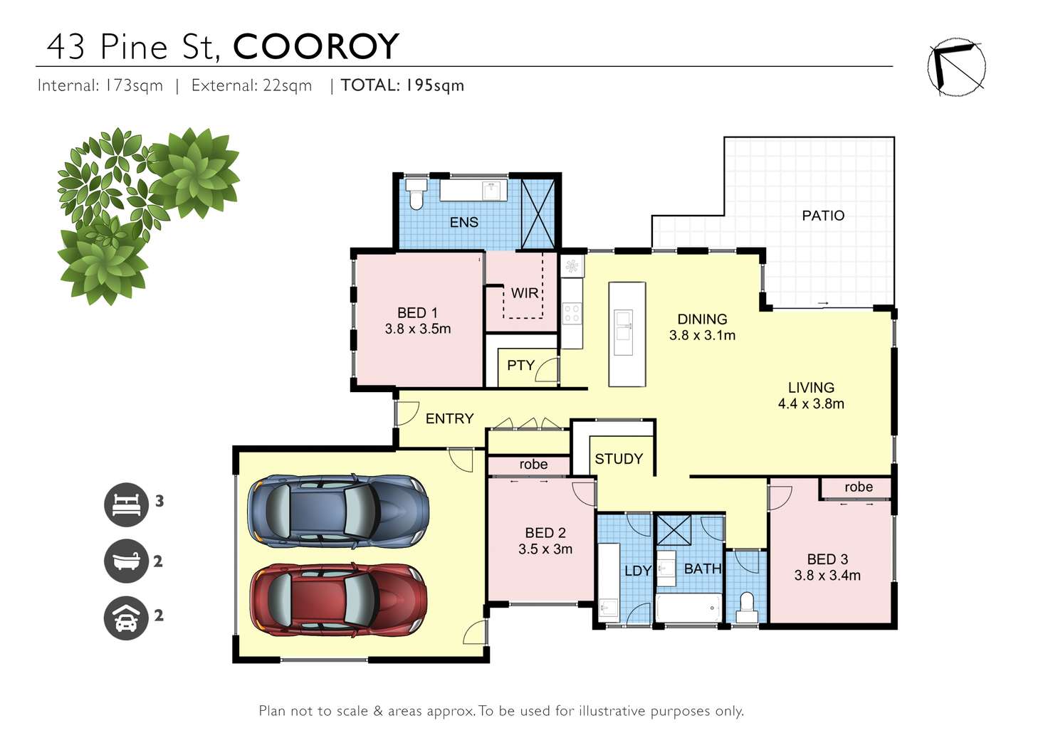 Floorplan of Homely house listing, 43 Pine Street, Cooroy QLD 4563