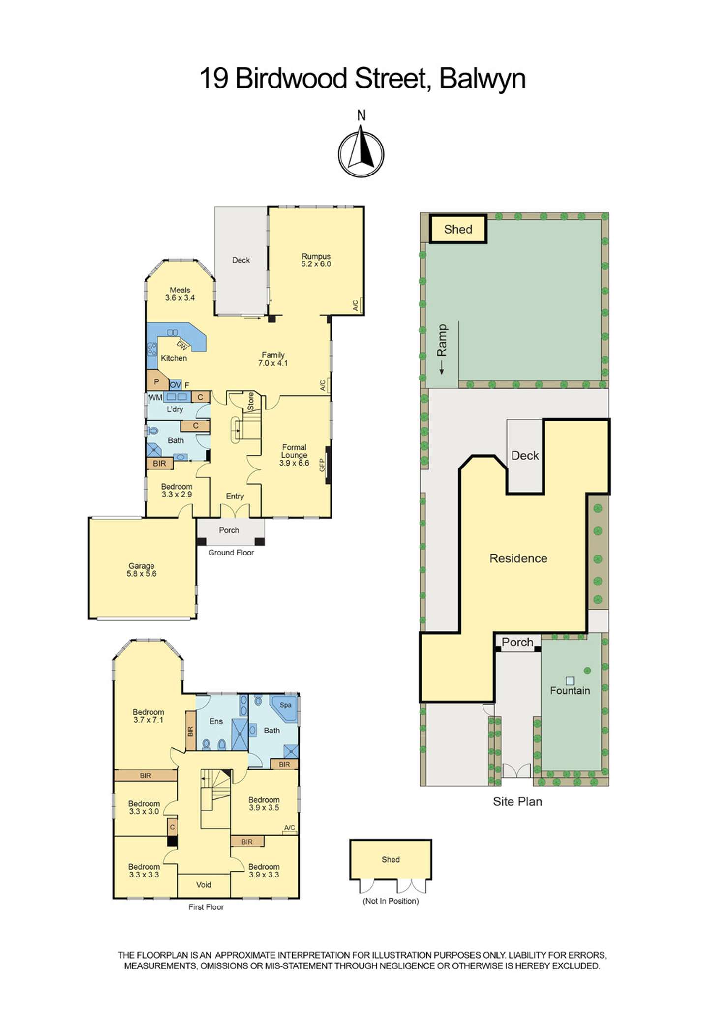 Floorplan of Homely house listing, 19 Birdwood Street, Balwyn VIC 3103