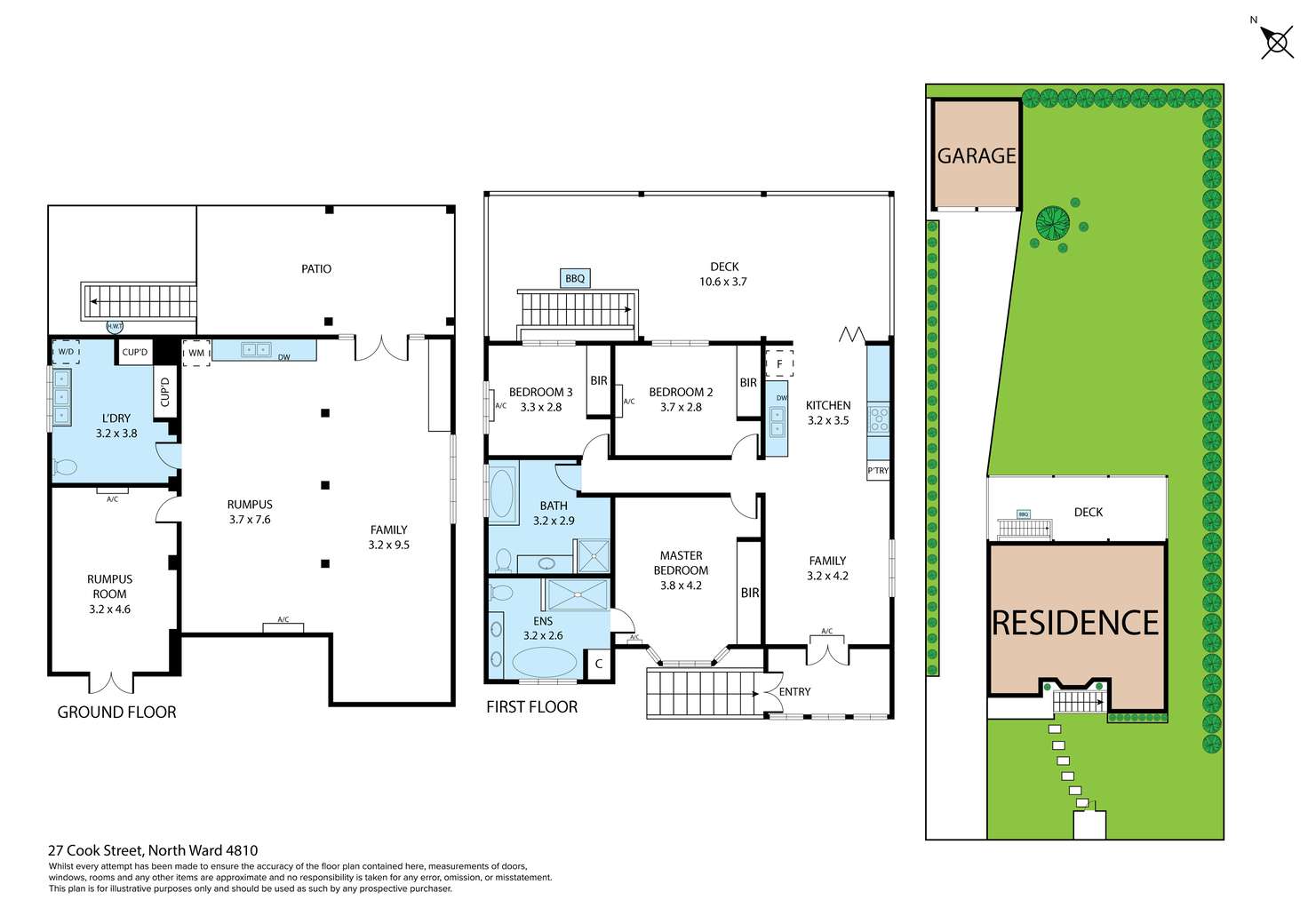 Floorplan of Homely house listing, 27 Cook Street, North Ward QLD 4810