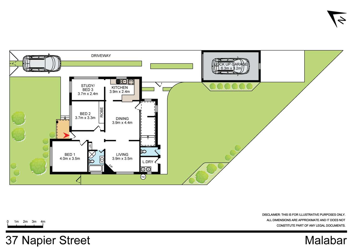 Floorplan of Homely house listing, 37 Napier Street, Malabar NSW 2036