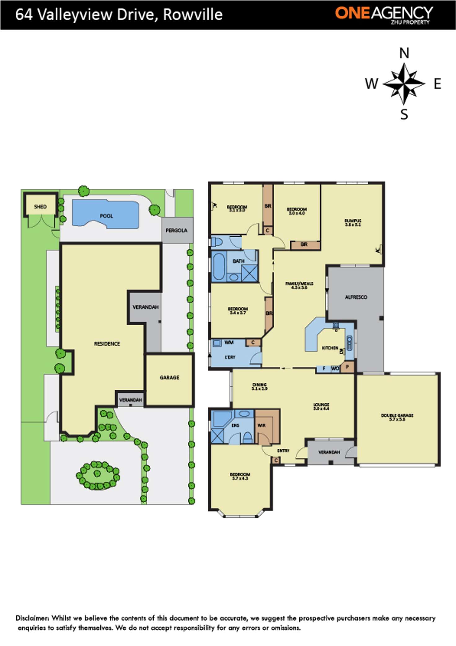 Floorplan of Homely house listing, 64 Valleyview Drive, Rowville VIC 3178