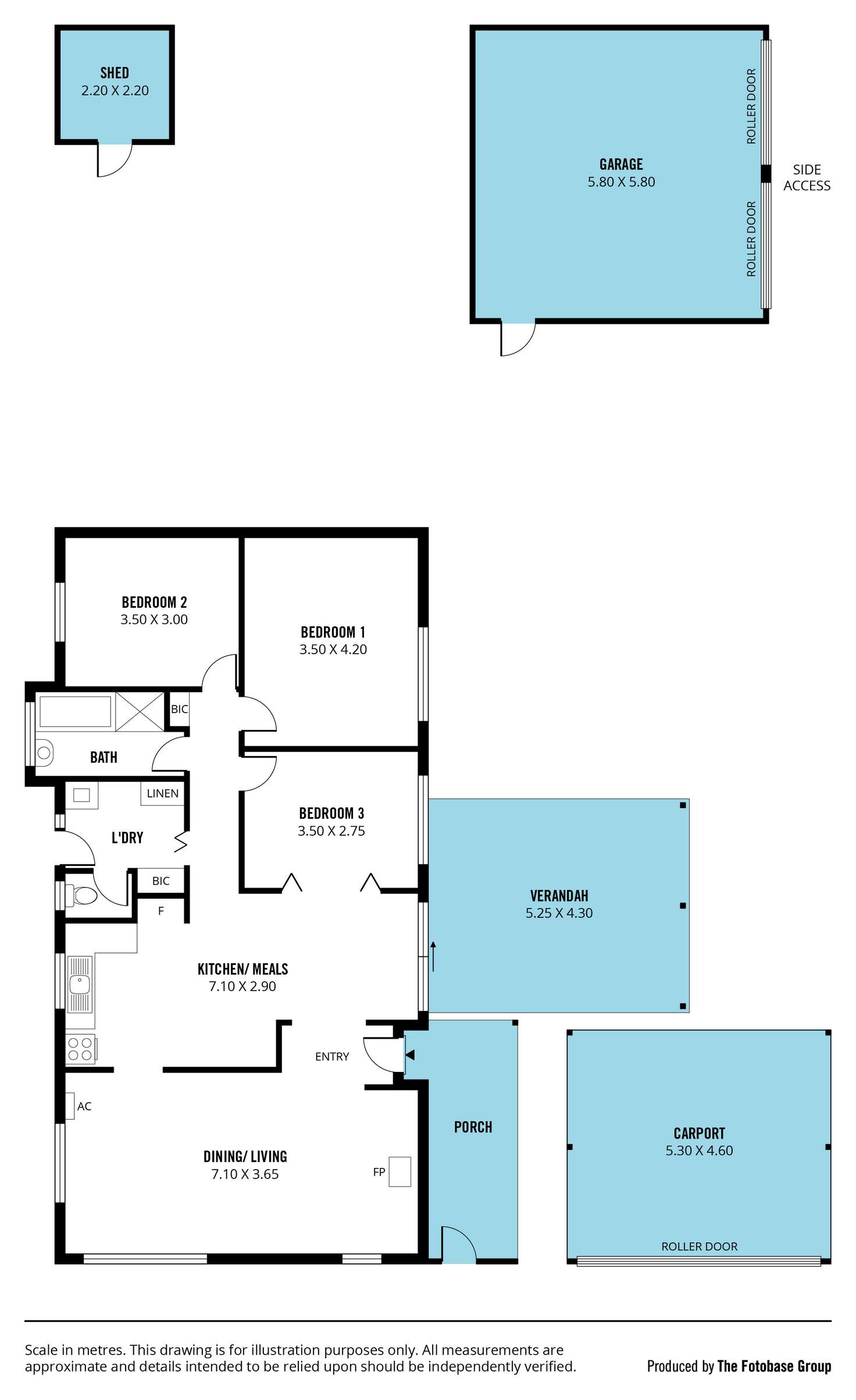 Floorplan of Homely house listing, 22 Lyle Street, Happy Valley SA 5159