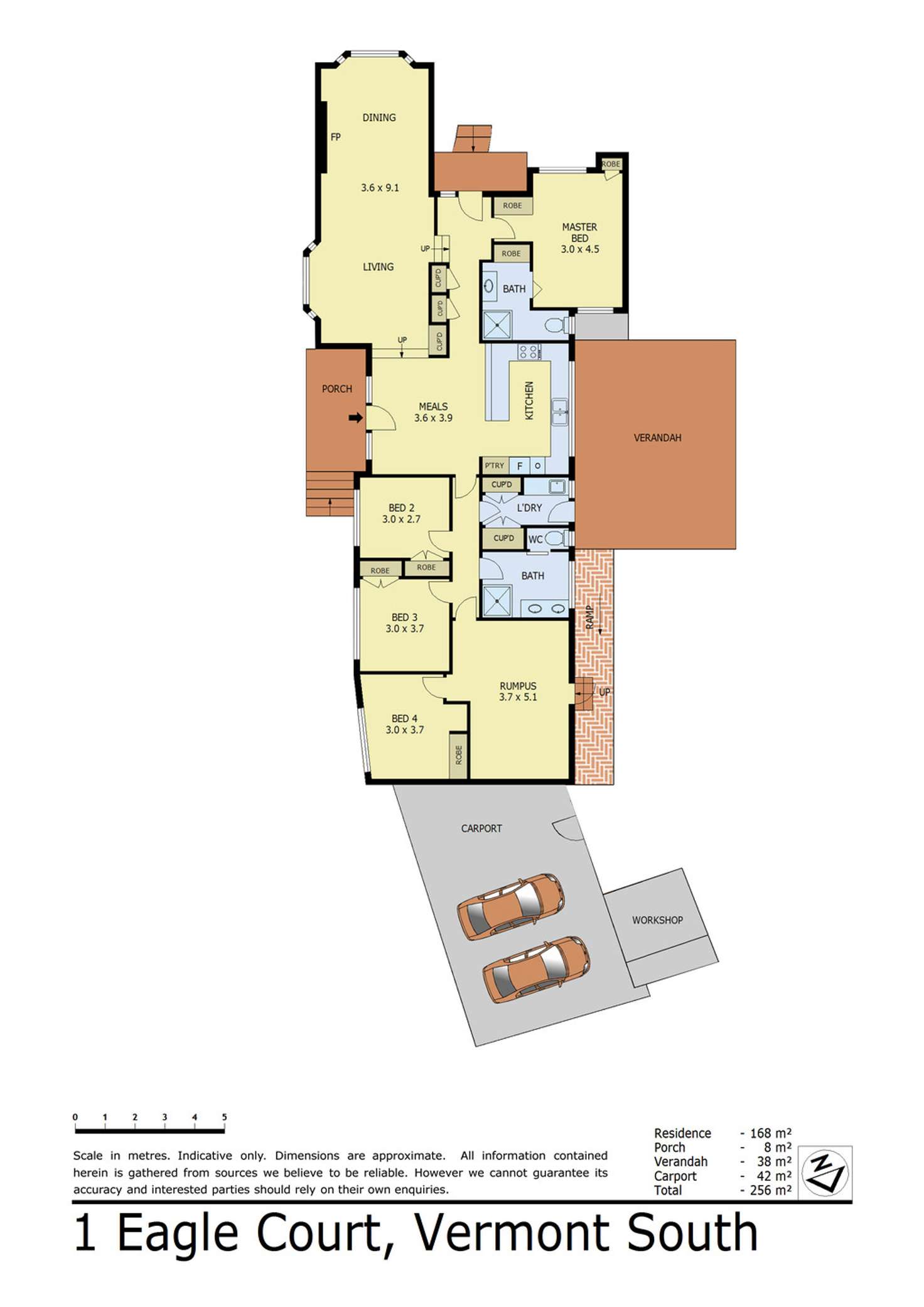 Floorplan of Homely house listing, 1 Eagle Court, Vermont South VIC 3133
