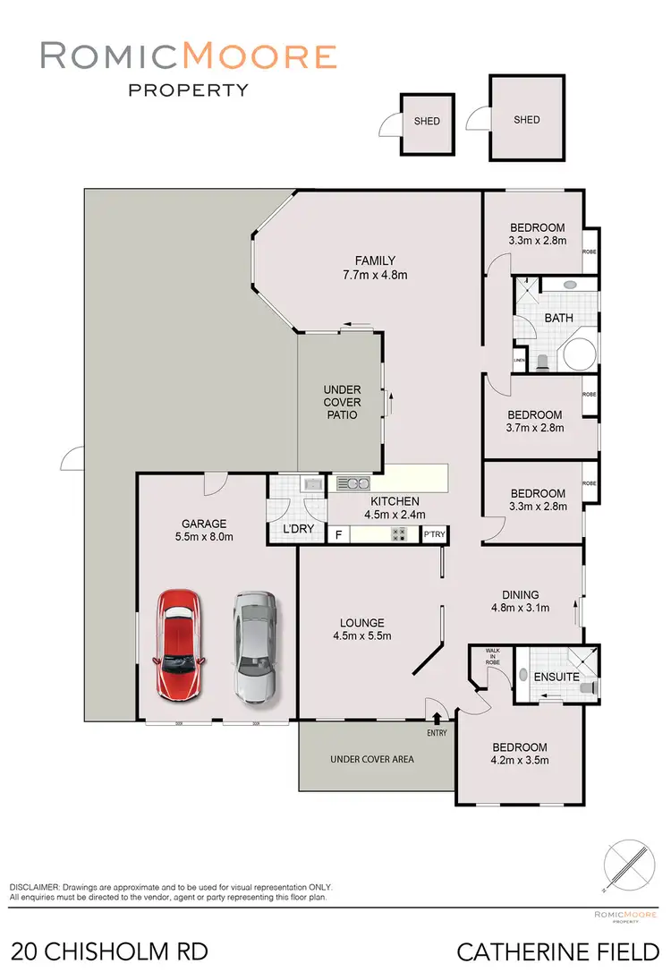 Floorplan of Homely rural property listing, 20 Chisholm Road, Catherine Field NSW 2557