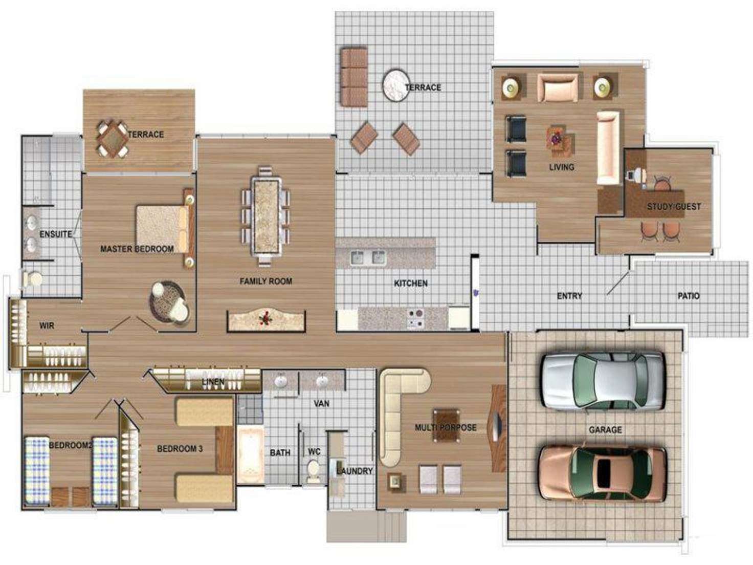 Floorplan of Homely house listing, 13 Mahogany Rise, Brookwater QLD 4300