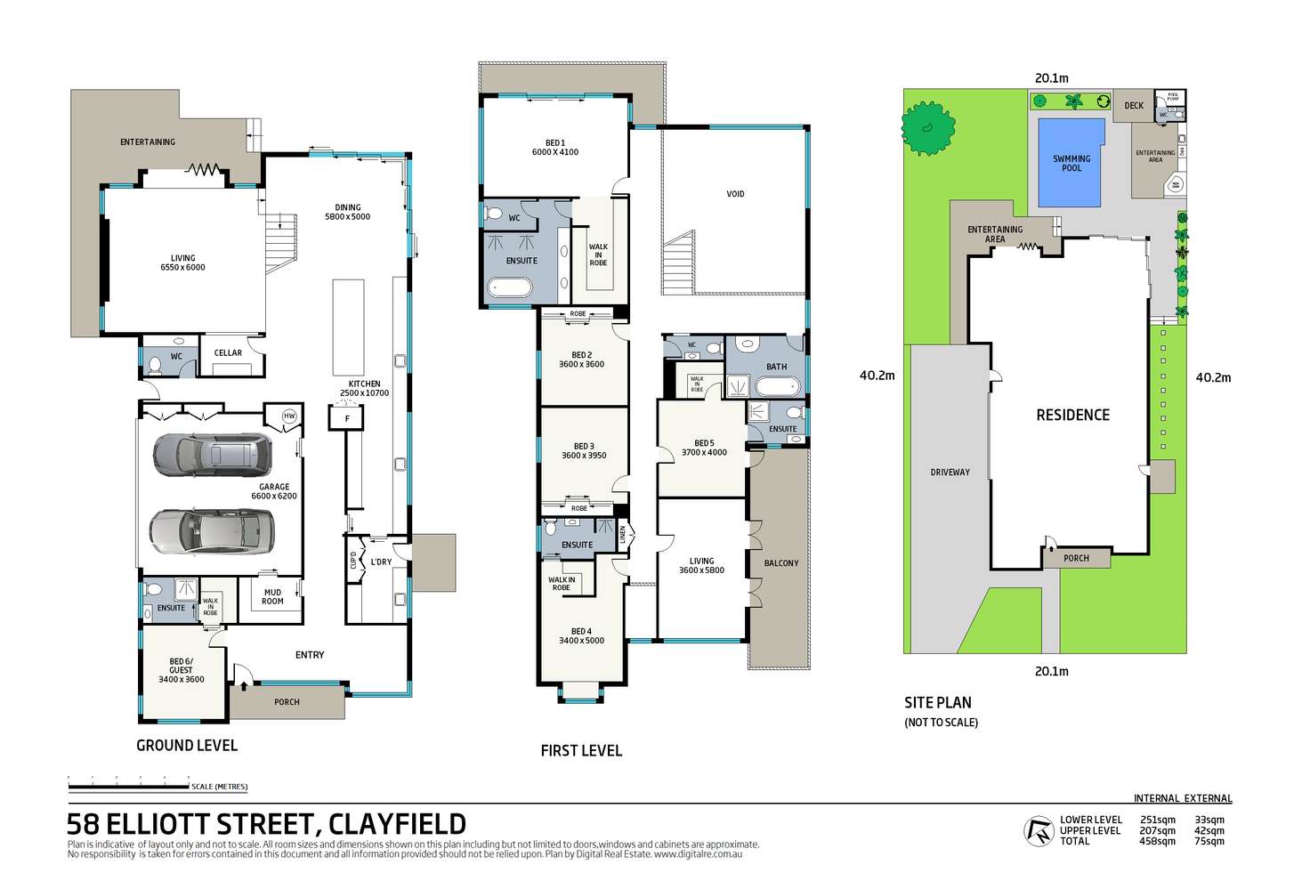 Floorplan of Homely house listing, 58 Elliott St, Clayfield QLD 4011